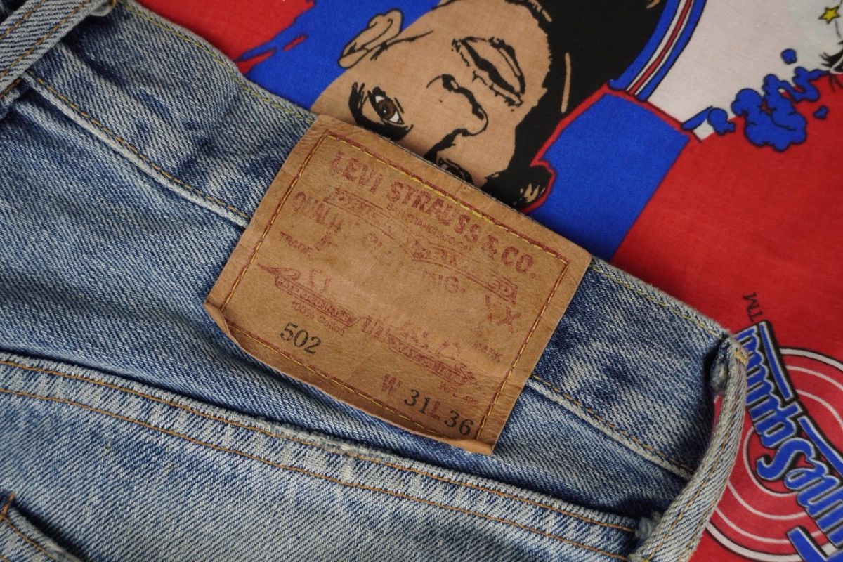Levi's Vintage Clothing VTG Levi's 502 Big E JAPAN Made Painted Splash Distressed Size US 32 / EU 48 - 15 Thumbnail