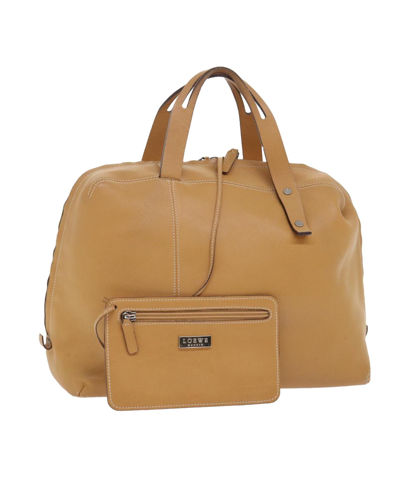 image of Loewe Beige Leather Hand Bag, Women's