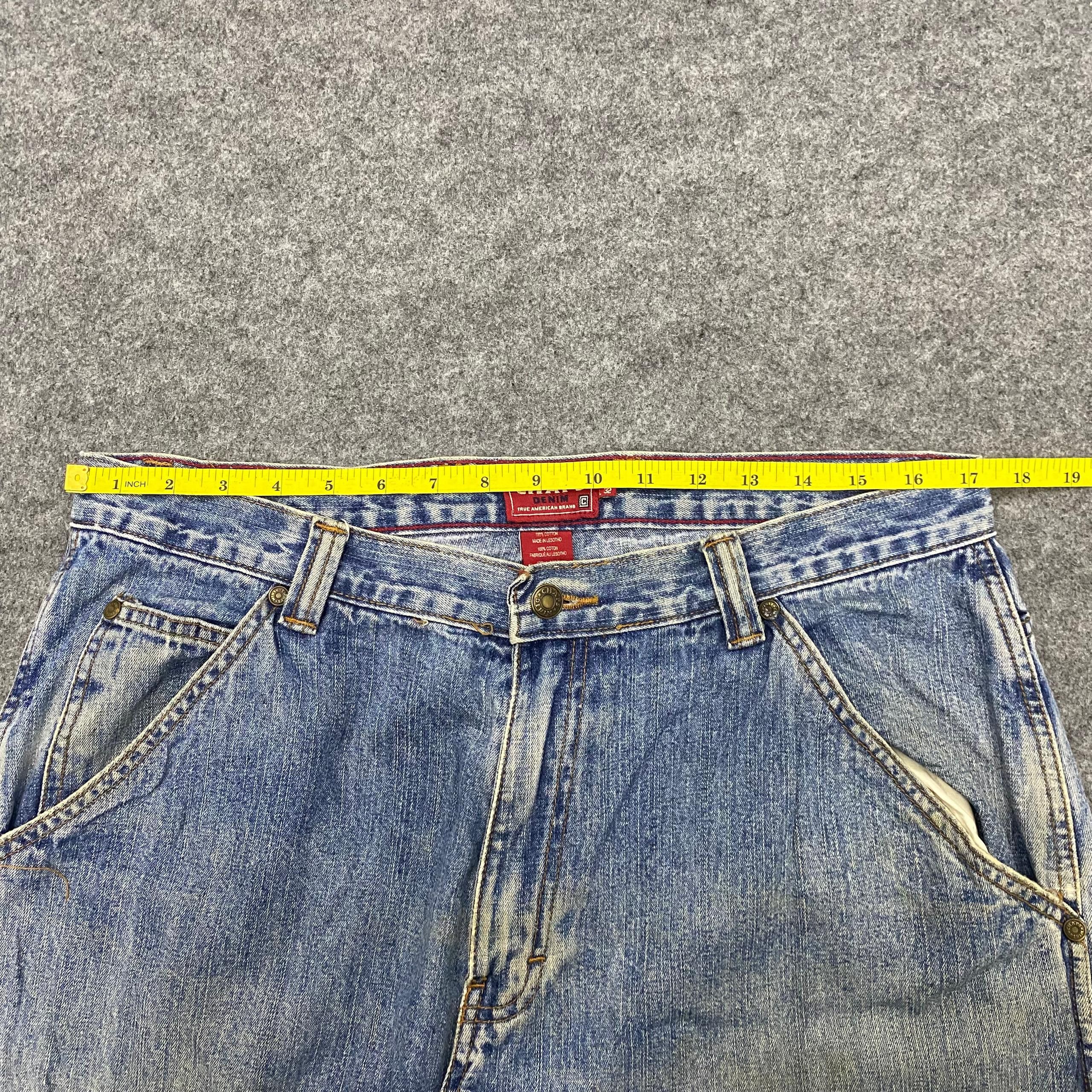 Chaps 💥Best Offer💥Vintage Chap Denim Canperter Distressed Denim Size US 34 / EU 50 - 4 Thumbnail