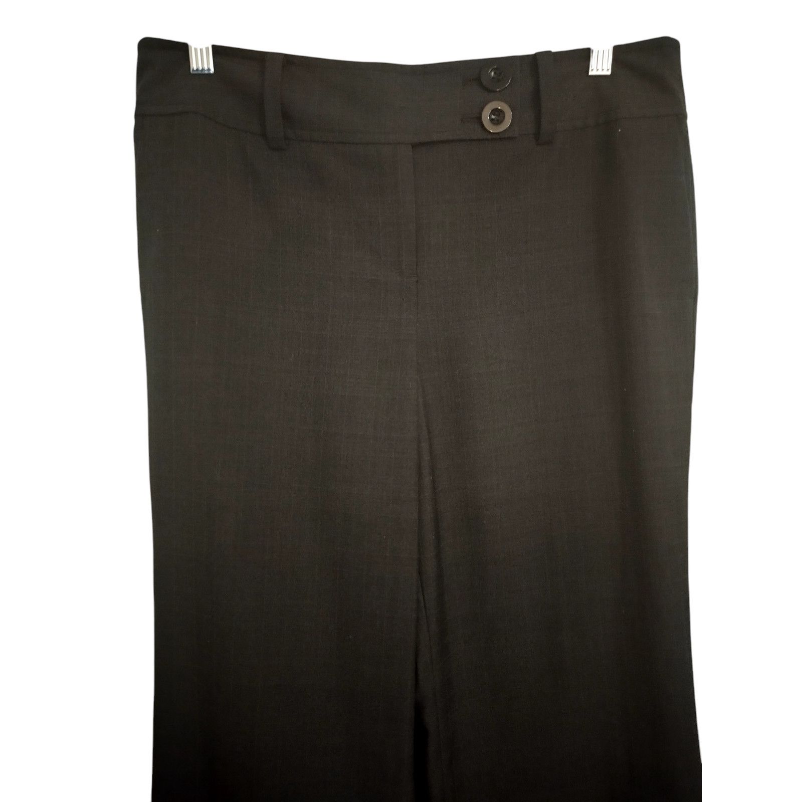 Ann Taylor Ann Taylor Dress Pants Fit Bootcut Smoke Gray Sz 10P Size 32" / US 10 / IT 46 - 6 Thumbnail