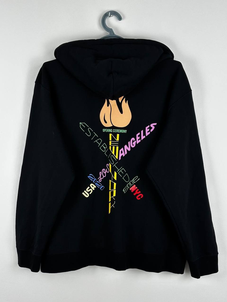Opening Ceremony Opening Ceremony Logo Oversized Zip Hoodie Black Size US L / EU 52-54 / 3 - 8 Thumbnail