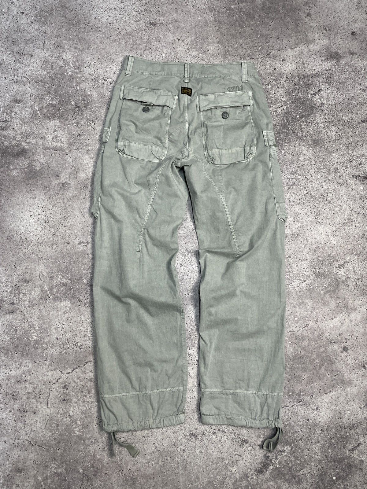 G-Star × Japanese Brand × Vintage Vintage G Srar Raw Y2K Baggy Fit Cargo Jeans Pants Size US 32 / EU 48 - 10 Thumbnail