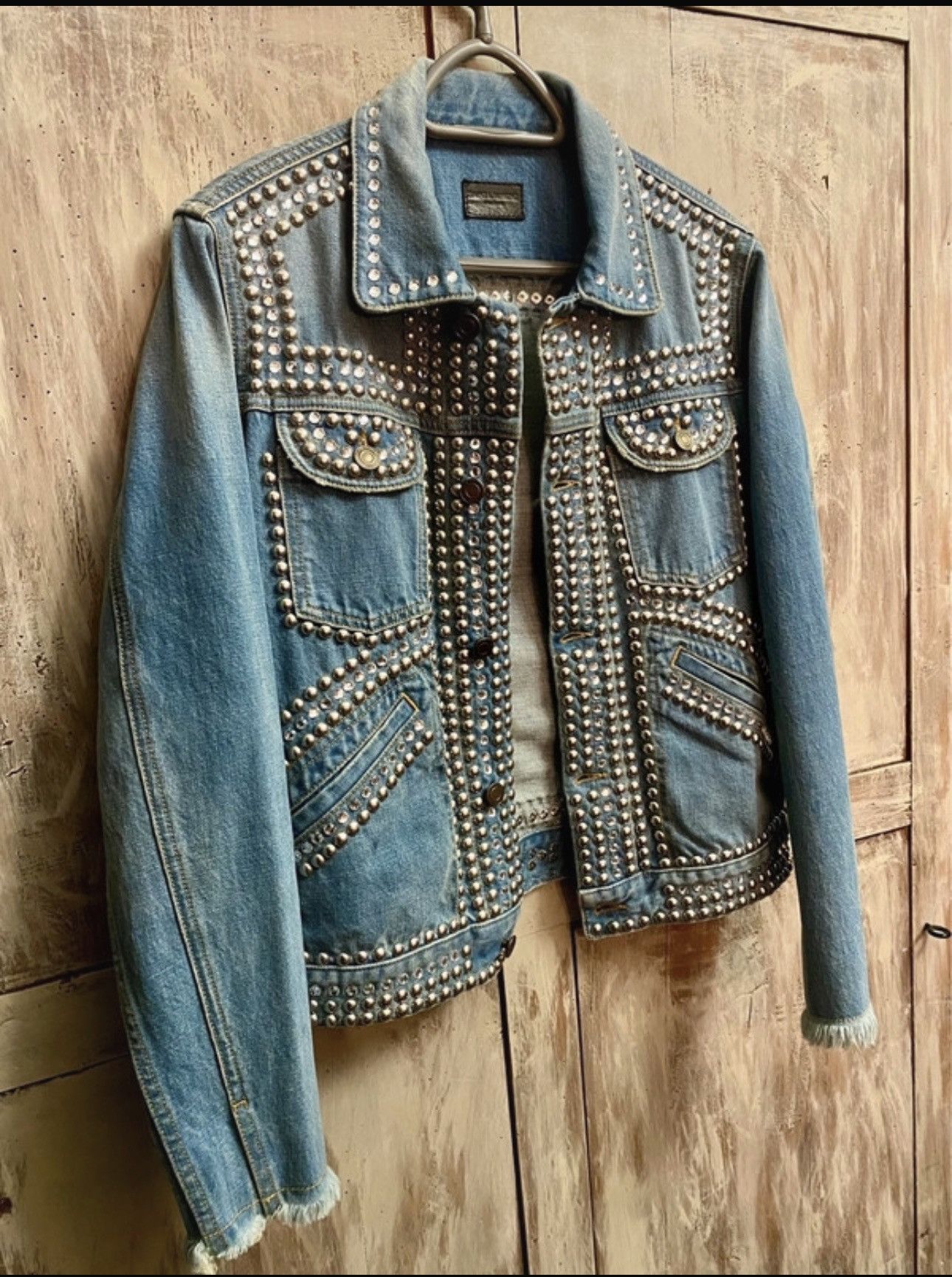 Saint Laurent Paris Saint Laurent Paris embellished denim jacket M WOMEN Size M / US 6-8 / IT 42-44 - 8 Thumbnail
