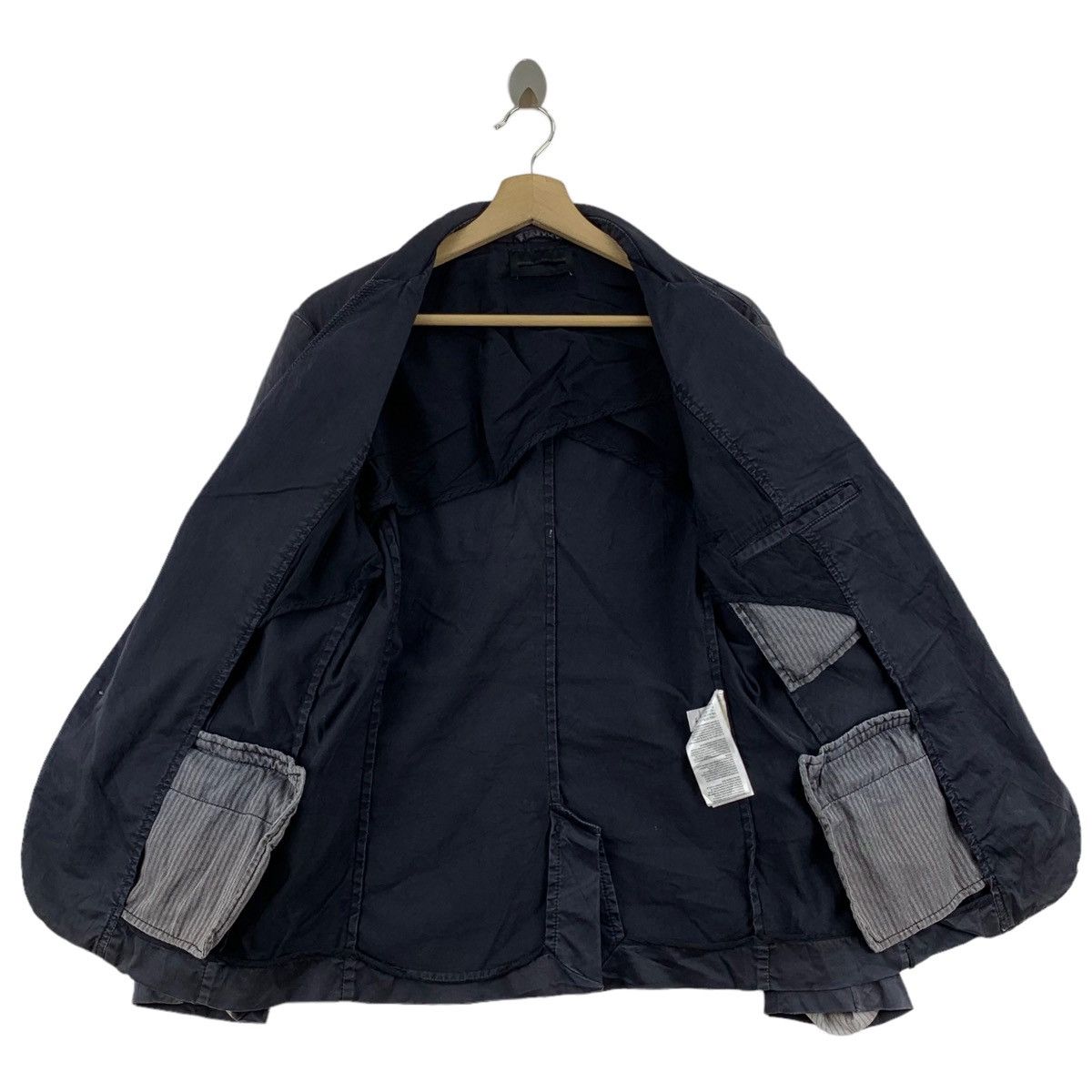 Diesel Vintage DIESEL BLACK GOLD Plain Black Blazer Coat Jacket Size US M / EU 48-50 / 2 - 5 Thumbnail
