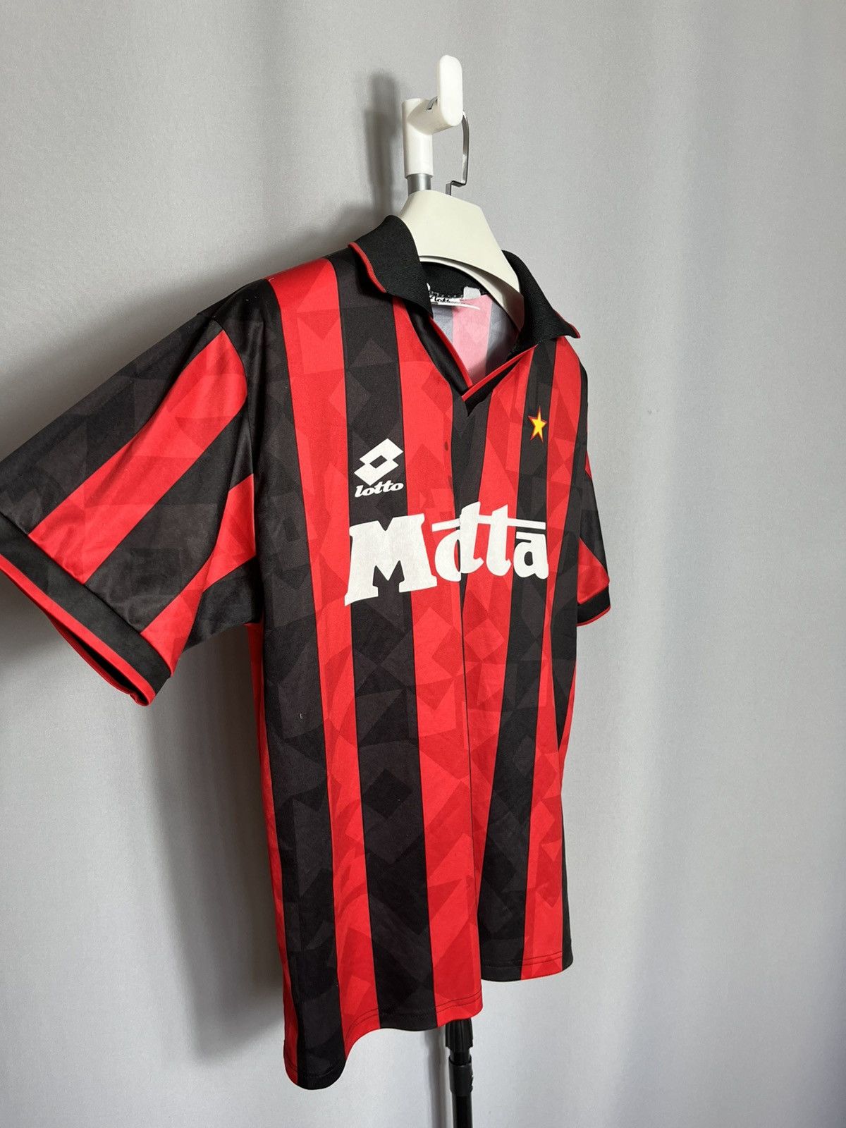 Lotto Sport AC MILAN 1993 1994 HOME SHIRT vintage mens Size US M / EU 48-50 / 2 - 2 Thumbnail