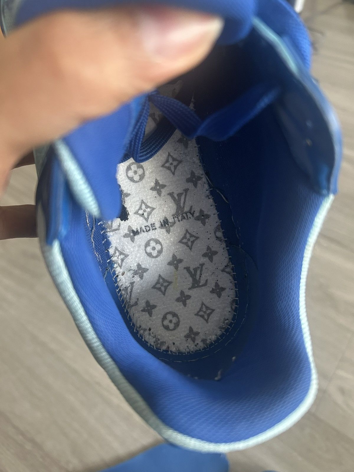 Louis Vuitton Louis vuitton trainer sneaker blue Size US 8 / EU 41 - 8 Thumbnail