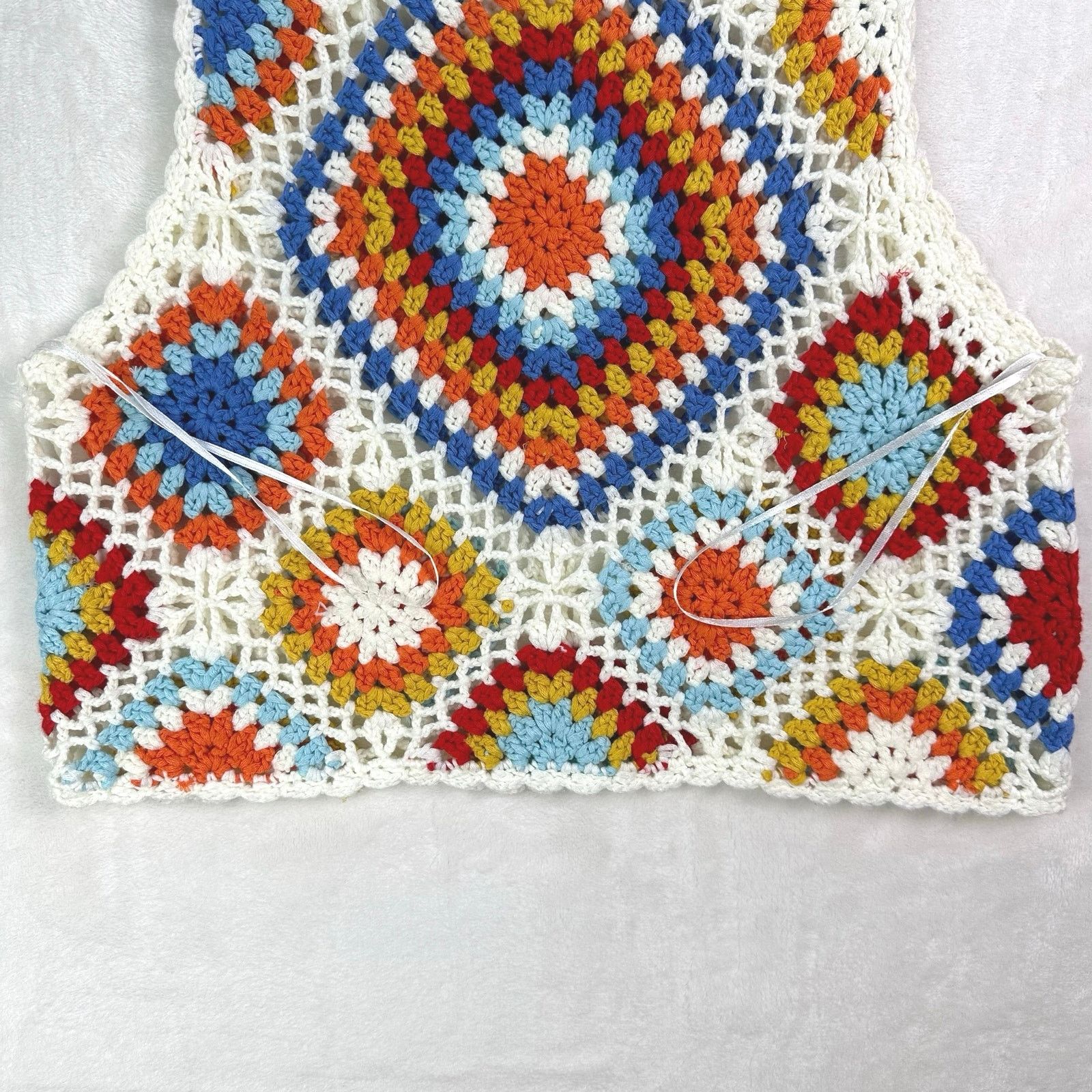 Other ALTAR’D STATE Sinead Granny Crochet Boho Grandma Crop Top Size L / US 10 / IT 46 - 9 Thumbnail