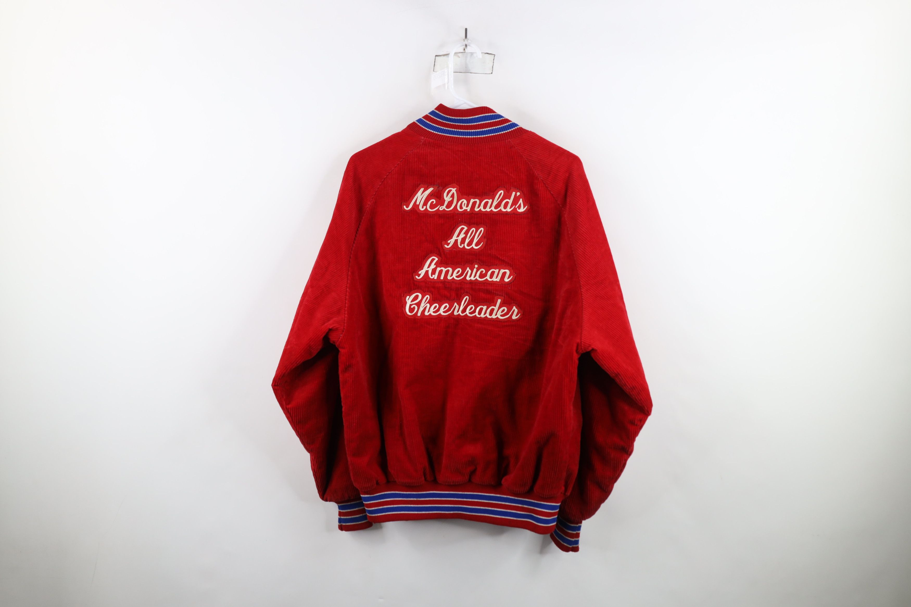 Vintage Vintage 80s All American Cheerleader Corduroy Jacket USA Size XXL / US 16-18 / IT 52-54 - 14 Thumbnail