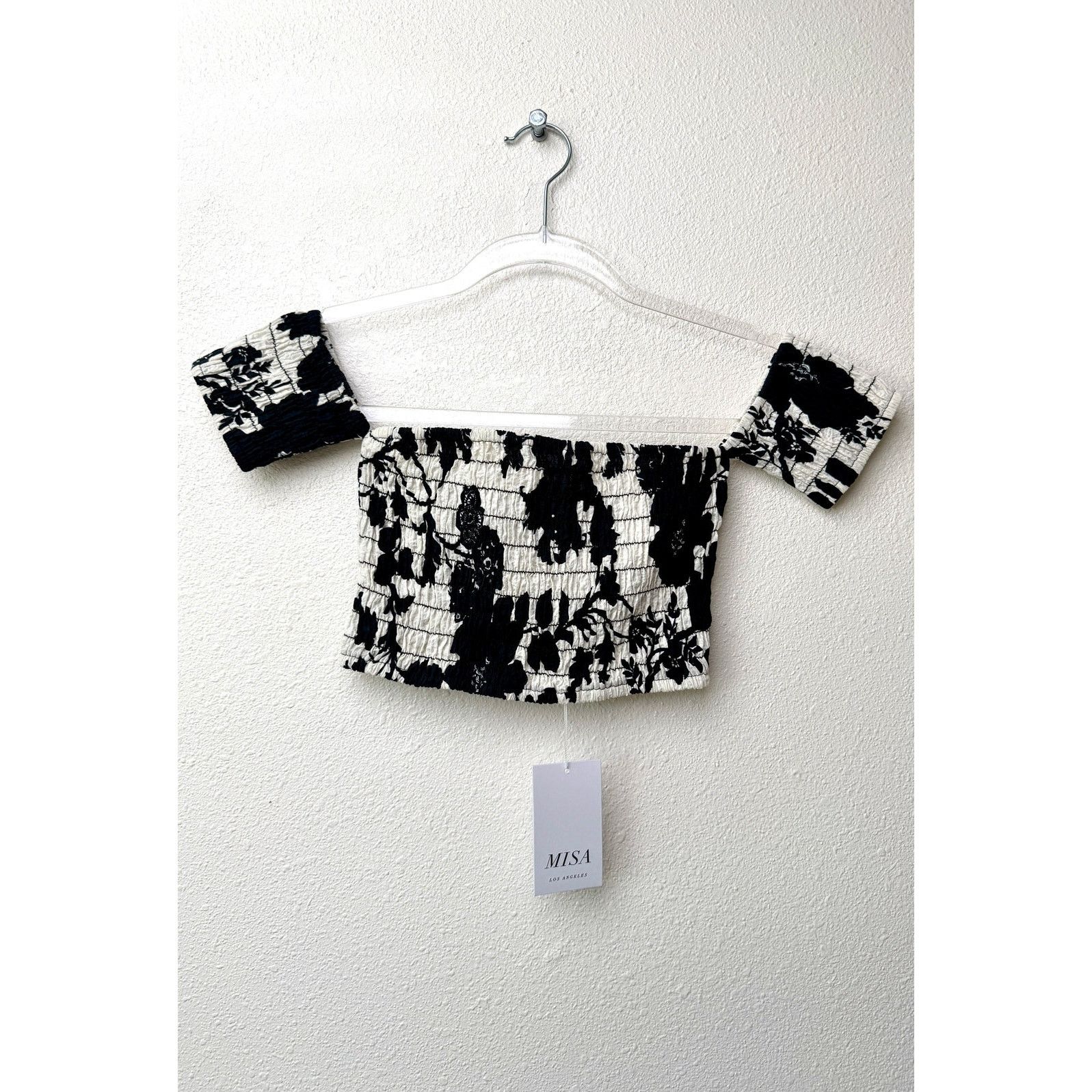 MISA Los Angeles NWT Misa Los Angeles Womens Black White Floral Set XS Size XS / US 0-2 / IT 36-38 - 5 Thumbnail