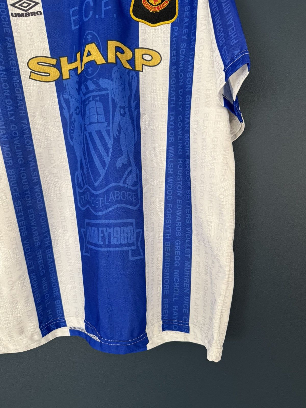 Umbro Manchester United 1994-96 Umbro Retro Soccer Away Jersey Size US XL / EU 56 / 4 - 2 Thumbnail
