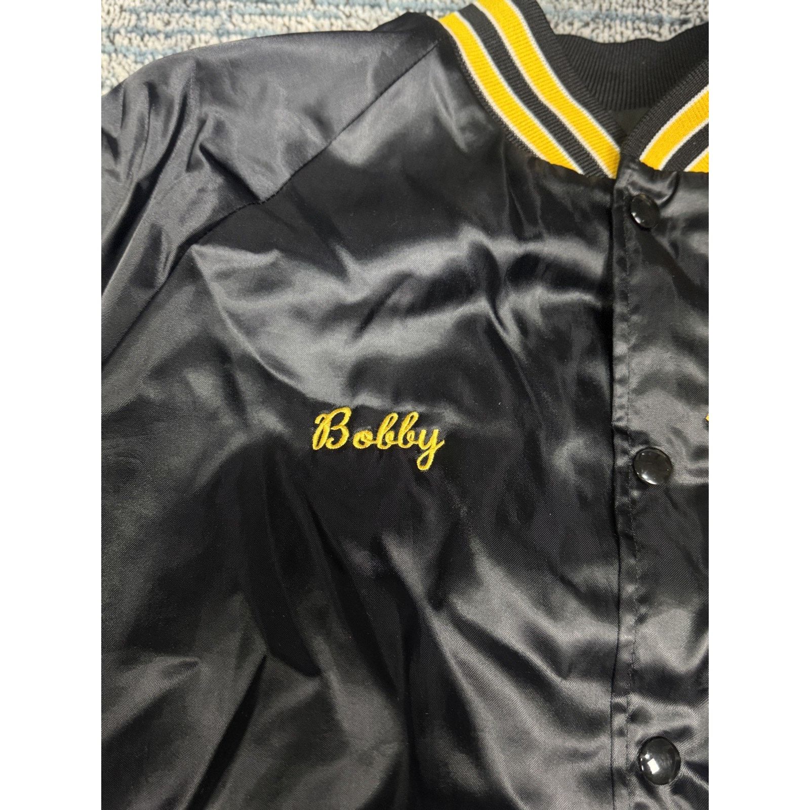 & Other Stories Vintage Teamsters King Louie Sz XL USA Black Jacket Size US XL / EU 56 / 4 - 10 Thumbnail