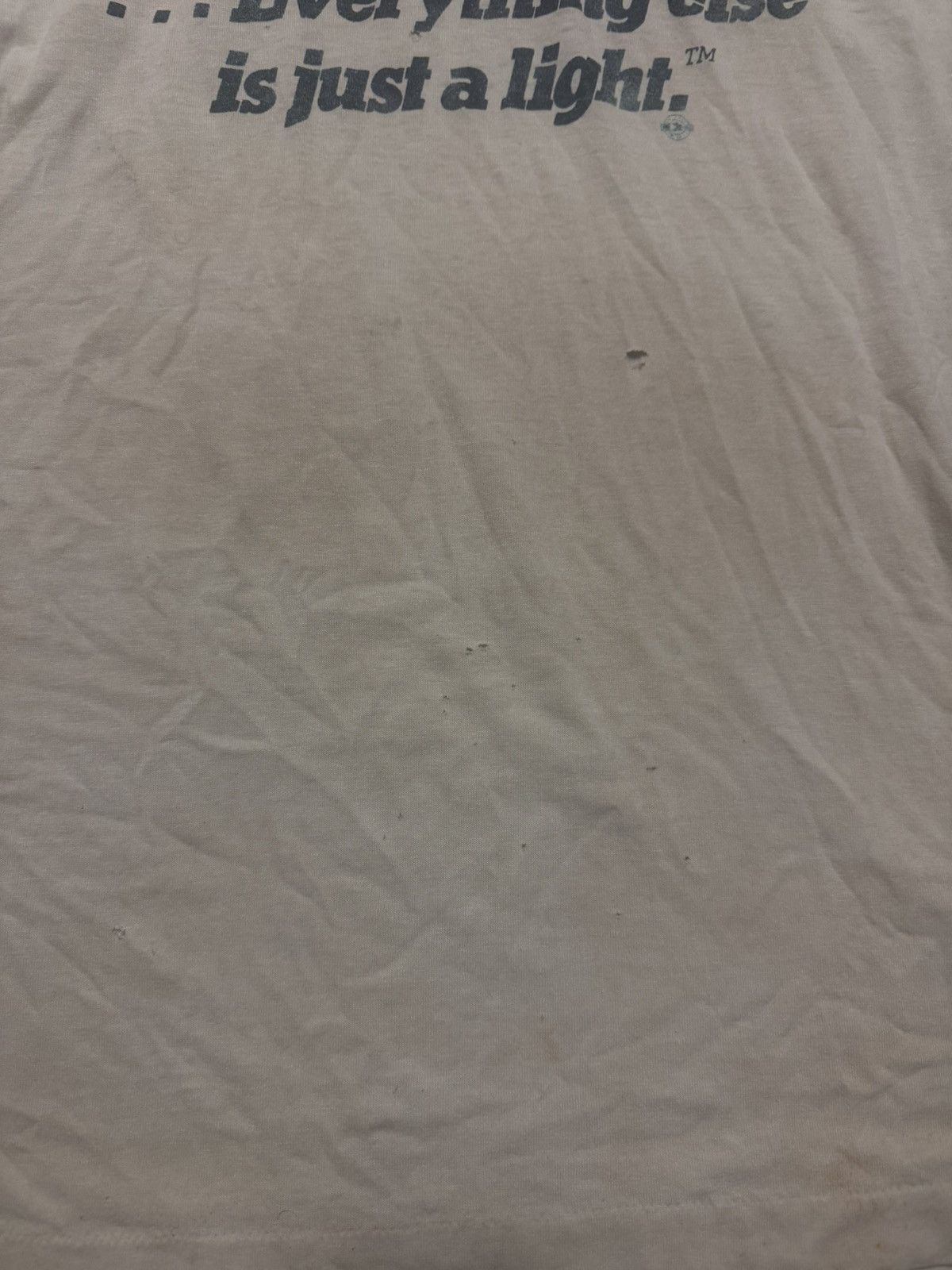 Vintage Vintage 90s Bud Light Graphic Single Stitch Tee Size US L / EU 52-54 / 3 - 4 Thumbnail