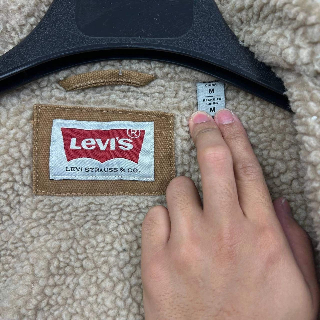 Levi's Levi's Bomber Jacket Sherpa Lined Workwear Hooded Full Zip M Size US M / EU 48-50 / 2 - 3 Thumbnail