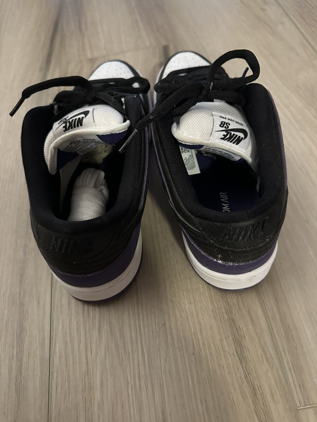 Nike Nike Dunk Low SB Court Purple Size US 10 / EU 43 - 2 Thumbnail
