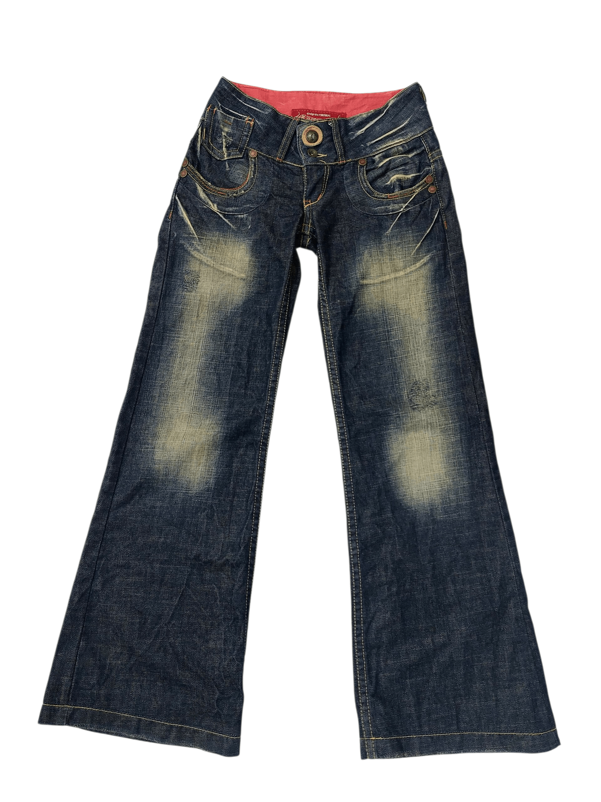 Red Pepper Punk Bootcut Unisex Low Rise Denim