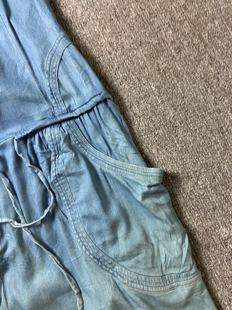 Tsumori Chisato Tsumori Chisato Denim Jumper Overall Skirts (193) Size XS / US 0-2 / IT 36-38 - 8 Thumbnail
