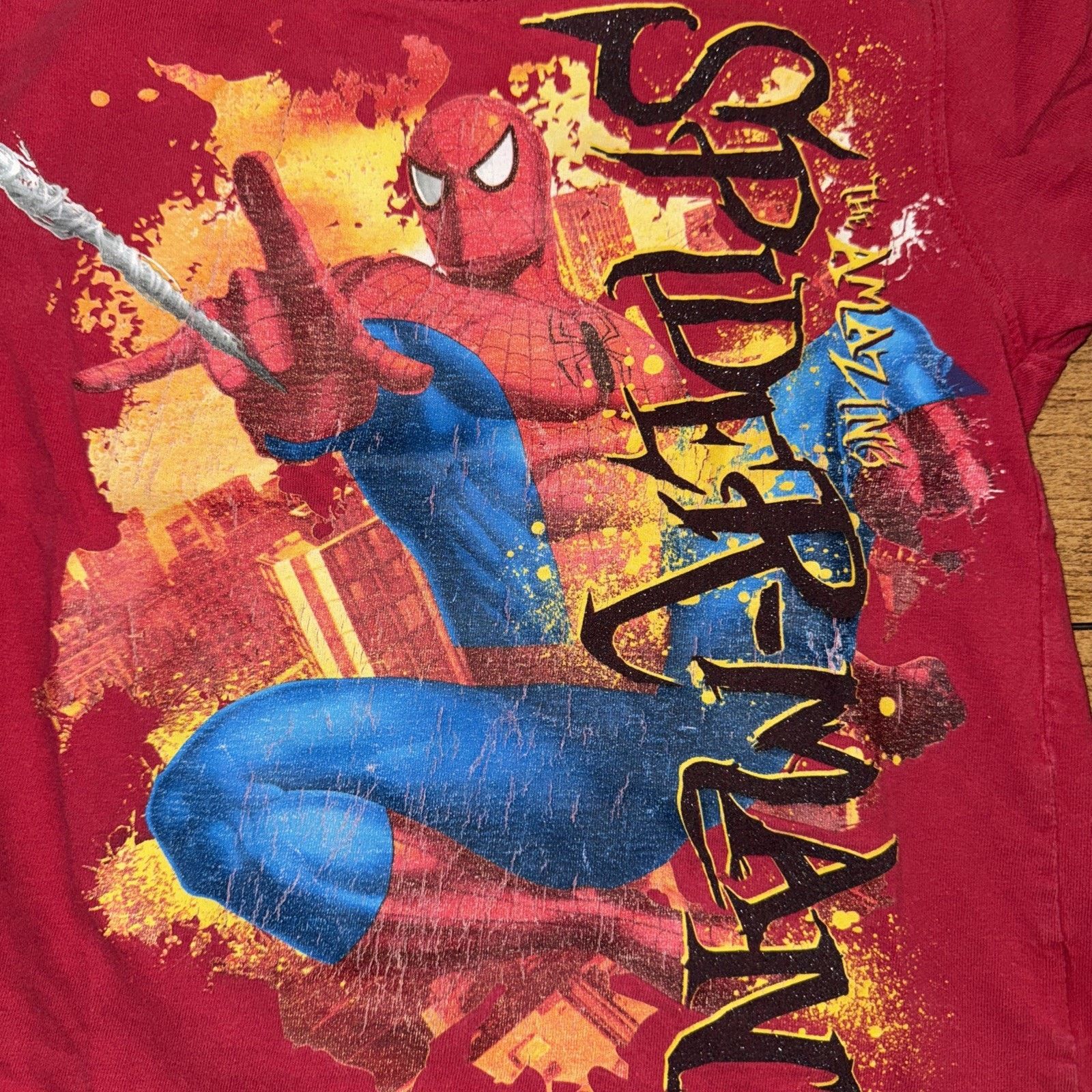 Marvel Comics × Vintage The Amazing Spiderman Kids T-Shirt Size 6 14x17 Size XXS / US 00 / IT 34 - 2 Thumbnail