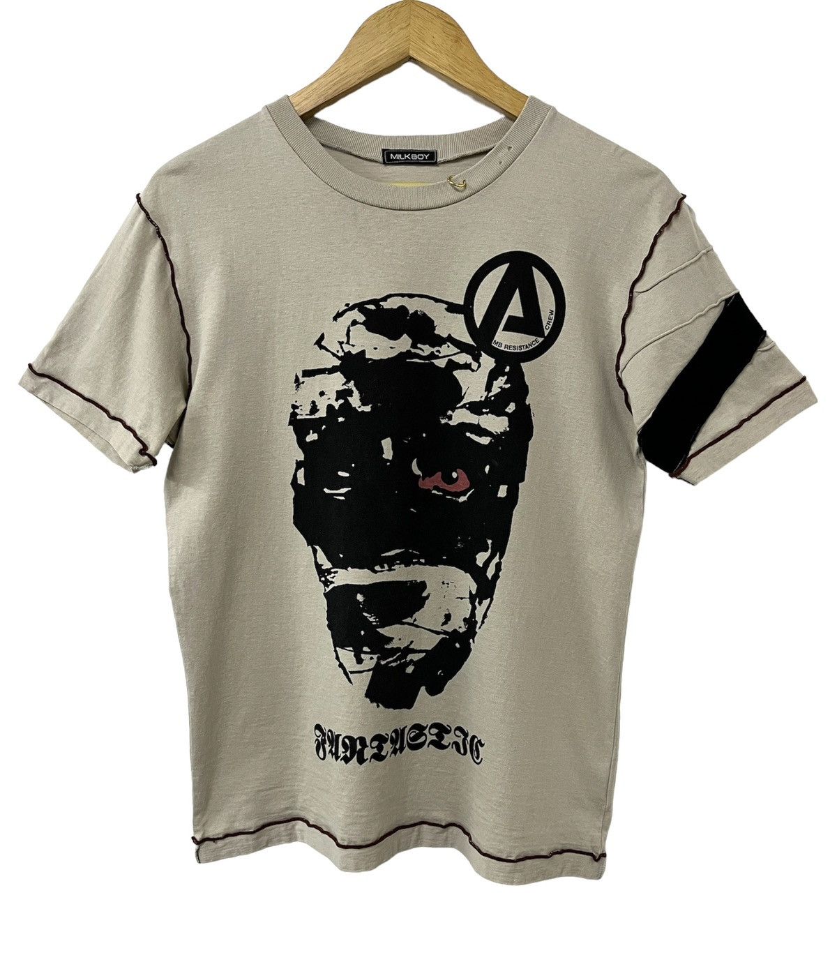 20471120 MILK BOY SEDITIONARIES SKULL PUNK JAPAN BRAND TSHIRT Size US M / EU 48-50 / 2 - 3 Thumbnail