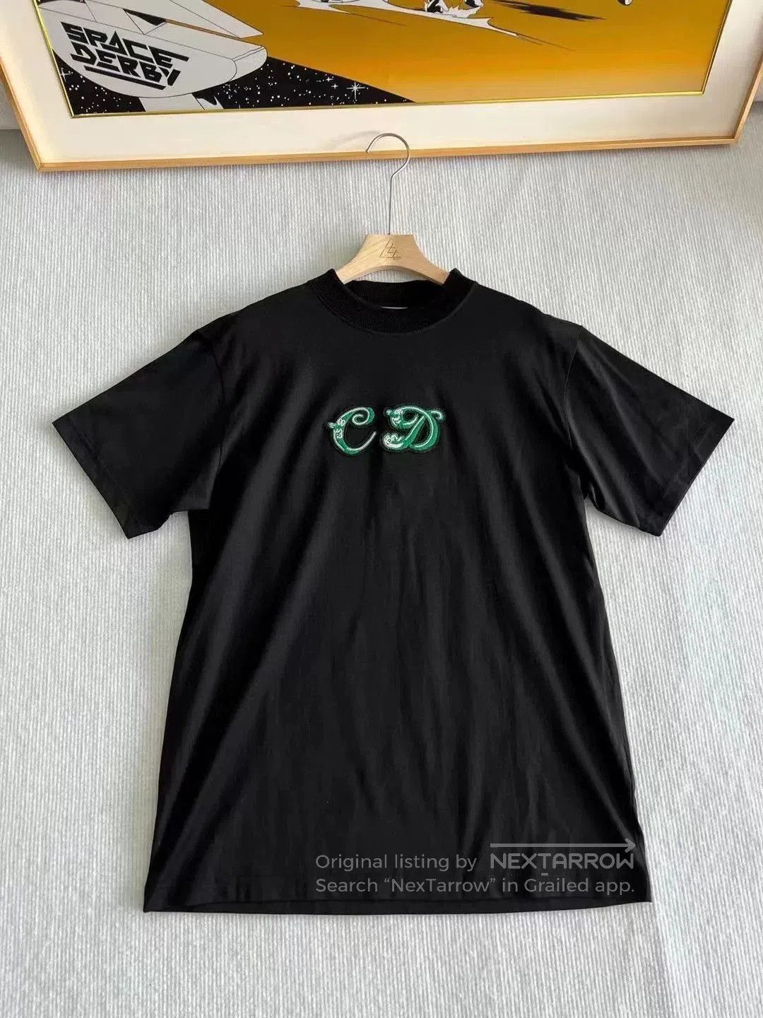 Dior dior x sacai beaded embroidered t. Size US XL / EU 56 / 4 - 2 Thumbnail