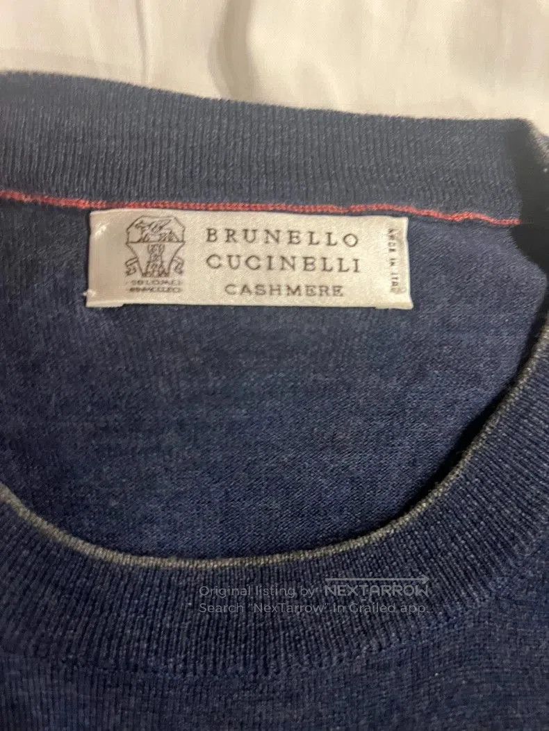 Brunello Cucinelli Brunello Cucinelli Cashmere Wool Sweater. Size US L / EU 52-54 / 3 - 3 Thumbnail