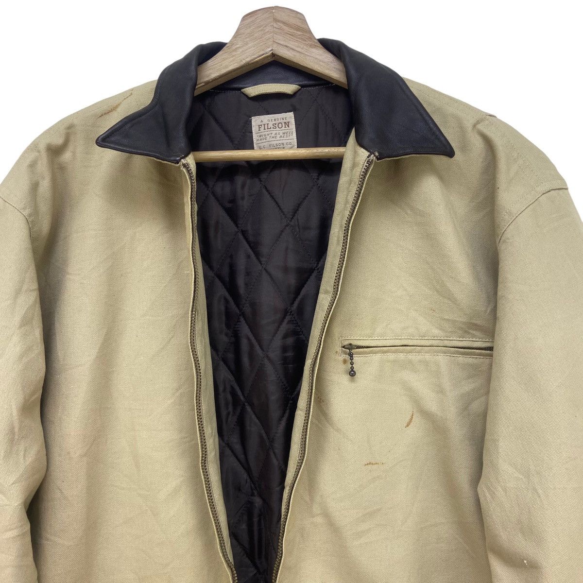 Filson Vintage Filson Leather Collar Detroit Jacket Size US M / EU 48-50 / 2 - 3 Thumbnail