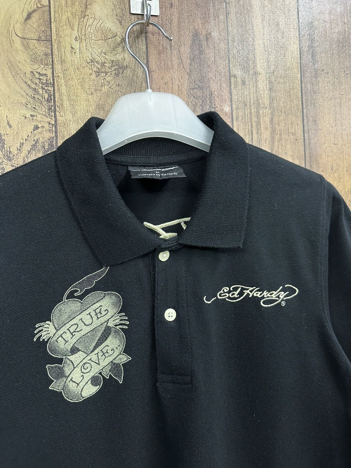 Ed Hardy Ed Hardy Big Logo Embroidery Women Polo Shirt A256 Size S / US 4 / IT 40 - 7 Thumbnail