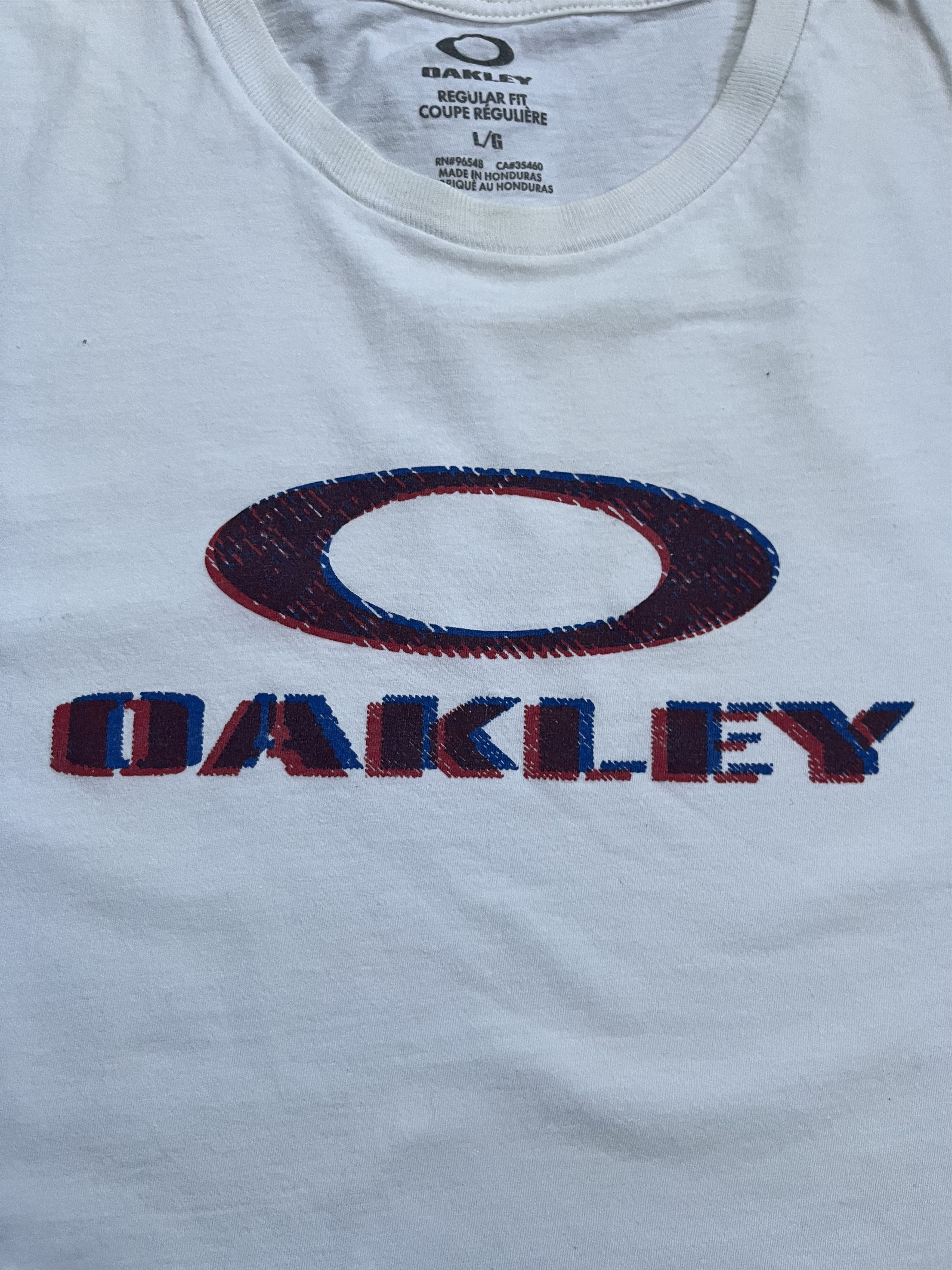 Oakley Oakley 3D Logo White Logo T-Shirt Regular Fit Size Large Size US L / EU 52-54 / 3 - 3 Thumbnail
