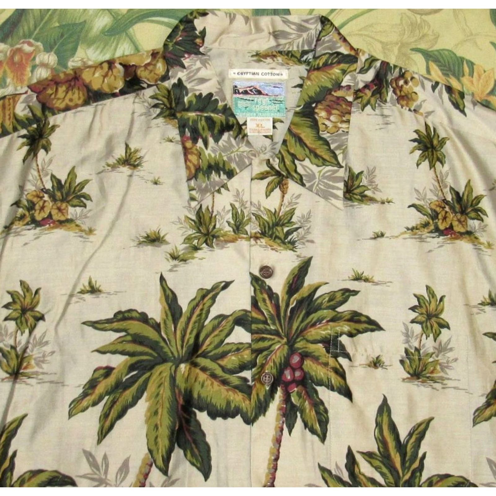 Reyn Spooner REYN SPOONER Cotton Short Sleeve Hawaiian Shirt XL Size US XL / EU 56 / 4 - 2 Thumbnail