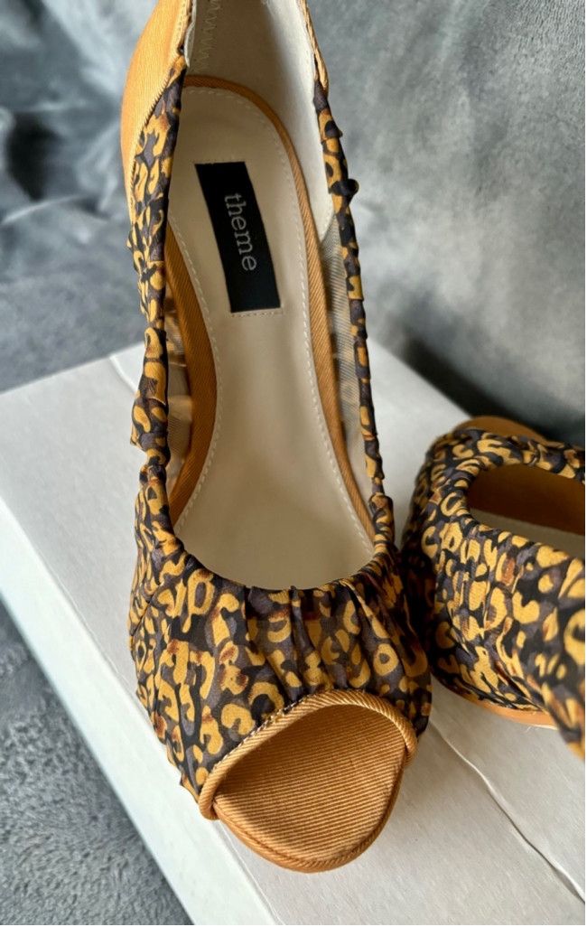 Other Theme Brand Animal Print Heels Size US 7 / IT 37 - 2 Thumbnail