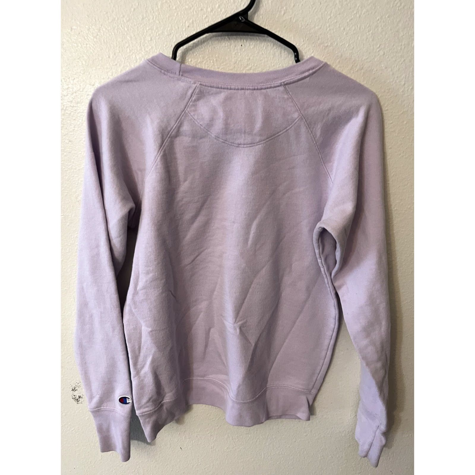 Champion Champion Sweatshirt Women's Small Long Sleeve Crewneck Purple Logo Size S / US 4 / IT 40 - 2 Thumbnail