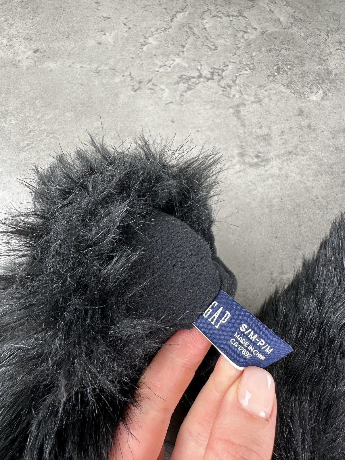 Gap Gap Faux Fur Mittens Size ONE SIZE - 5 Thumbnail
