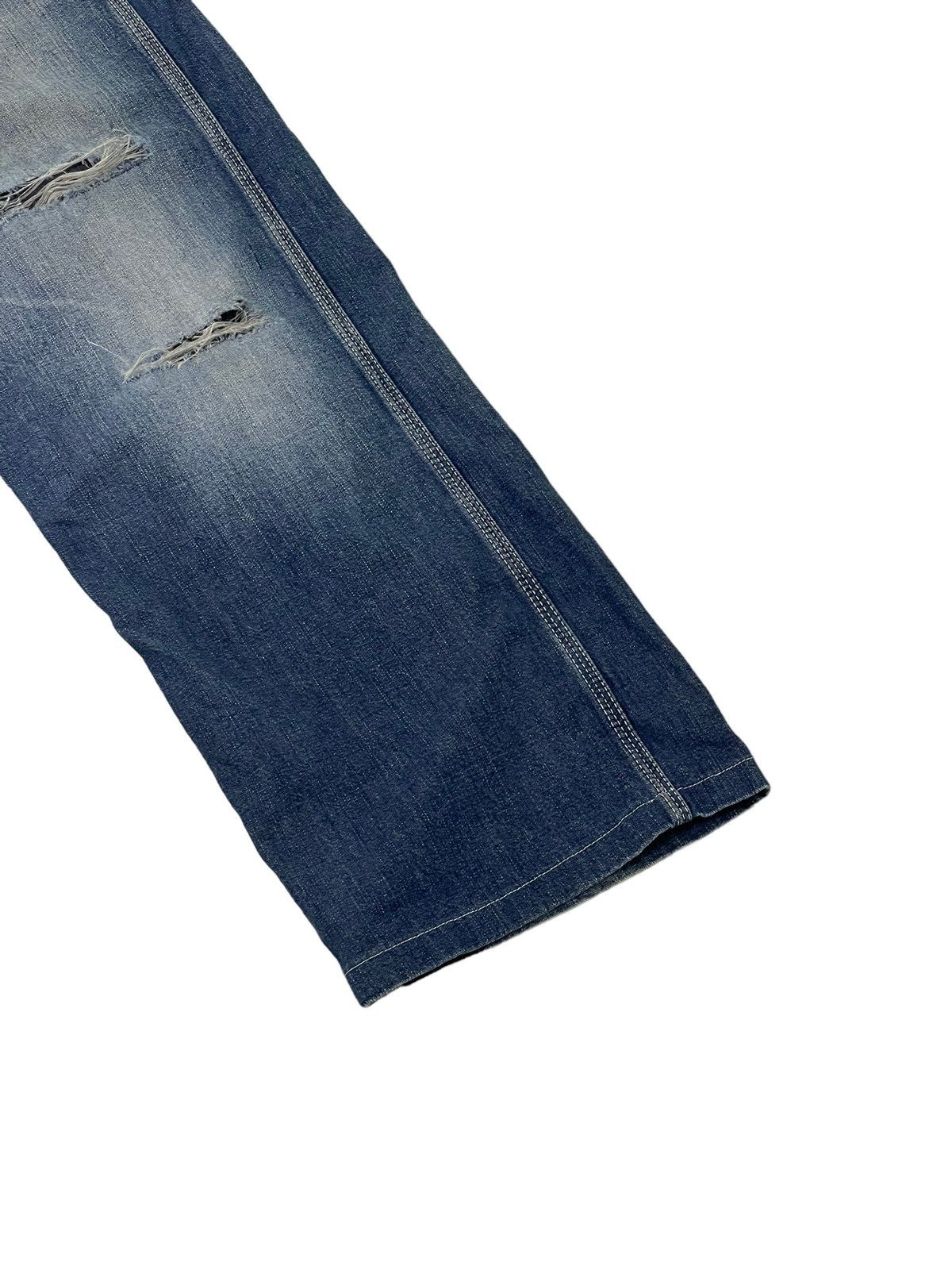 OMNIGOD Carpenter Jeans Omnigod Japan Distress Faded Regular 7🟦3 Size US 34 / EU 50 - 4 Thumbnail