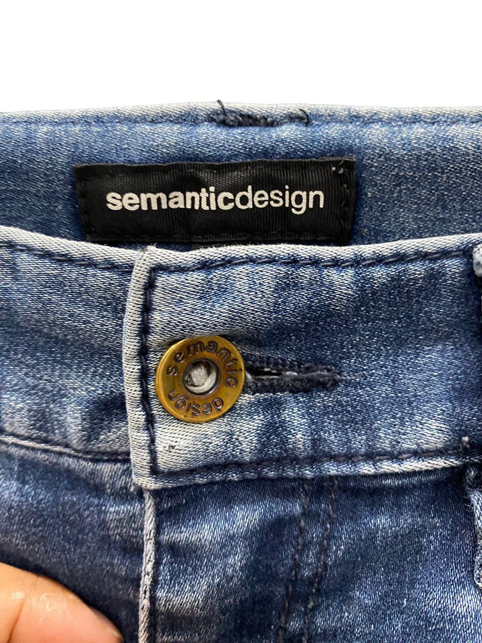 If Six Was Nine 💥BEST OFFER 💥SEMANTIC DESIGN MULTIPOCKET DENIM JEANS Size US 34 / EU 50 - 8 Thumbnail