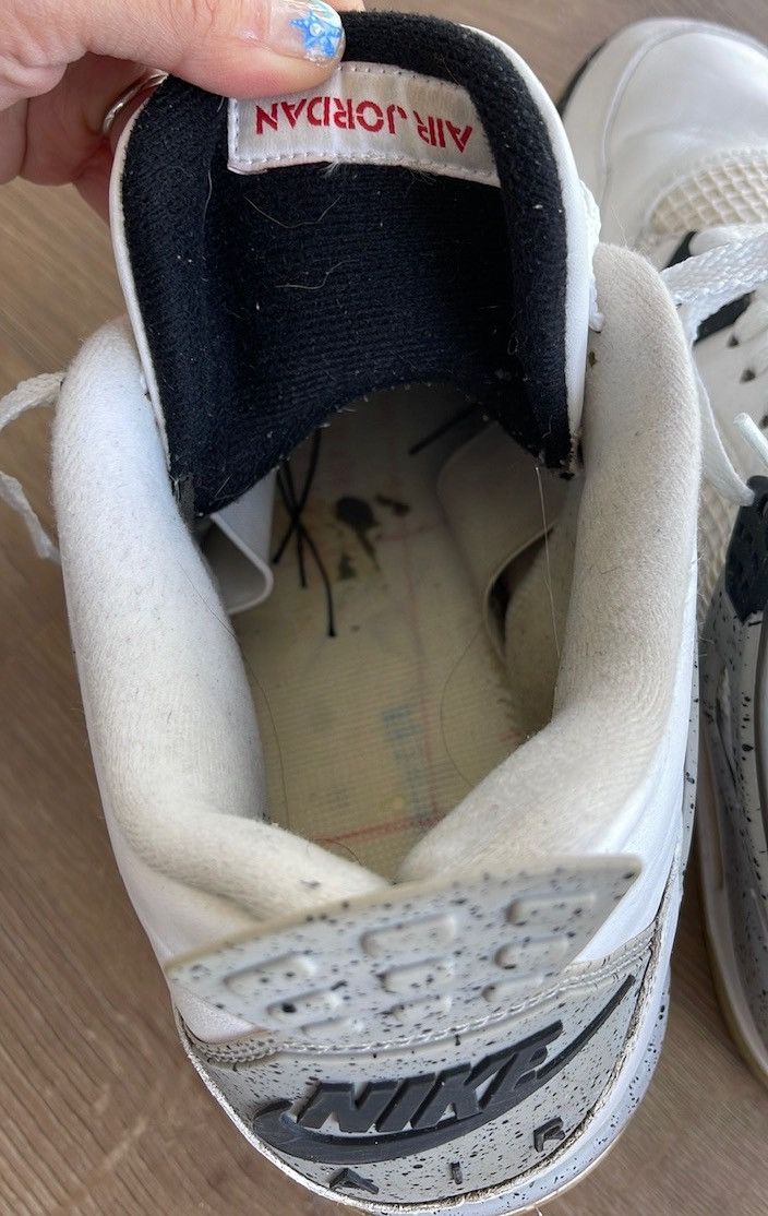 Jordan Brand Air Jordan 4 Retro OG ‘White Cement’ 2016 Size US 13 / EU 46 - 8 Thumbnail