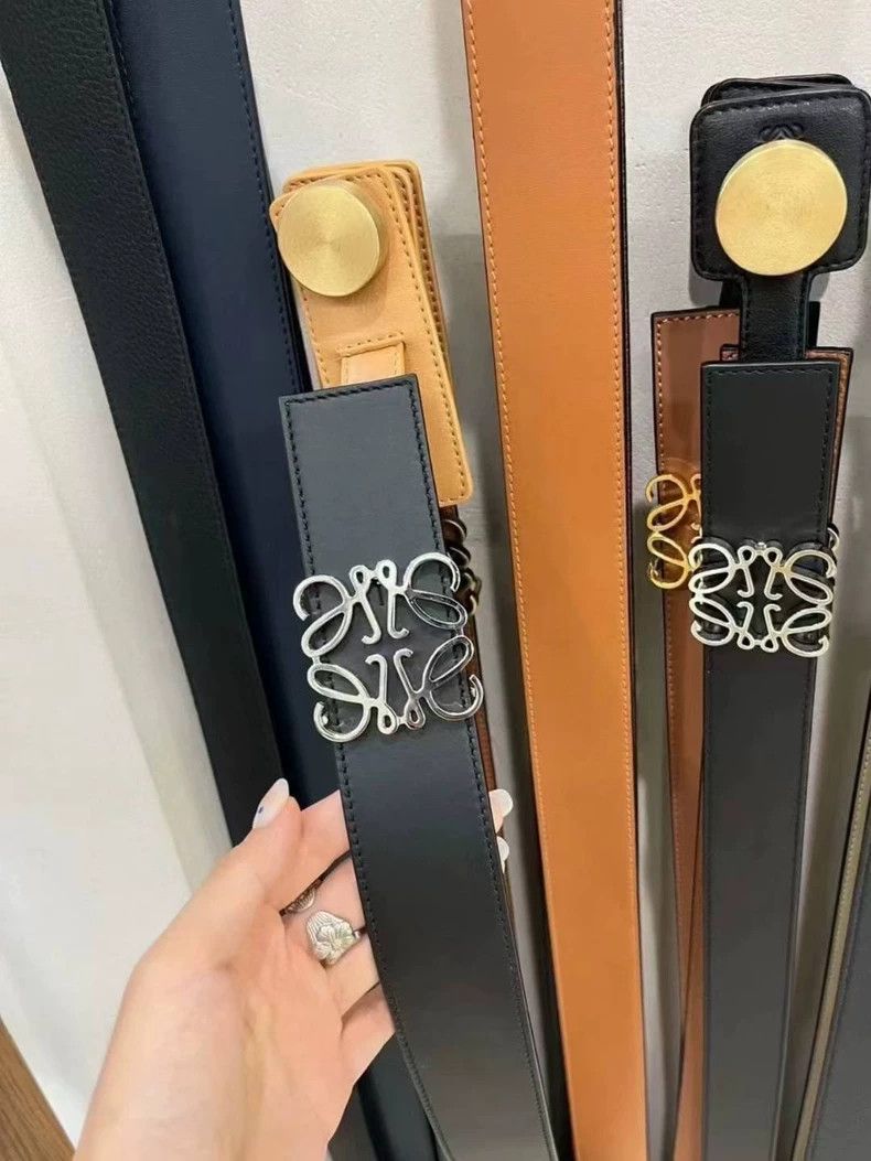 Loewe LOEWE Silver buckle classic belt Size ONE SIZE - 7 Thumbnail