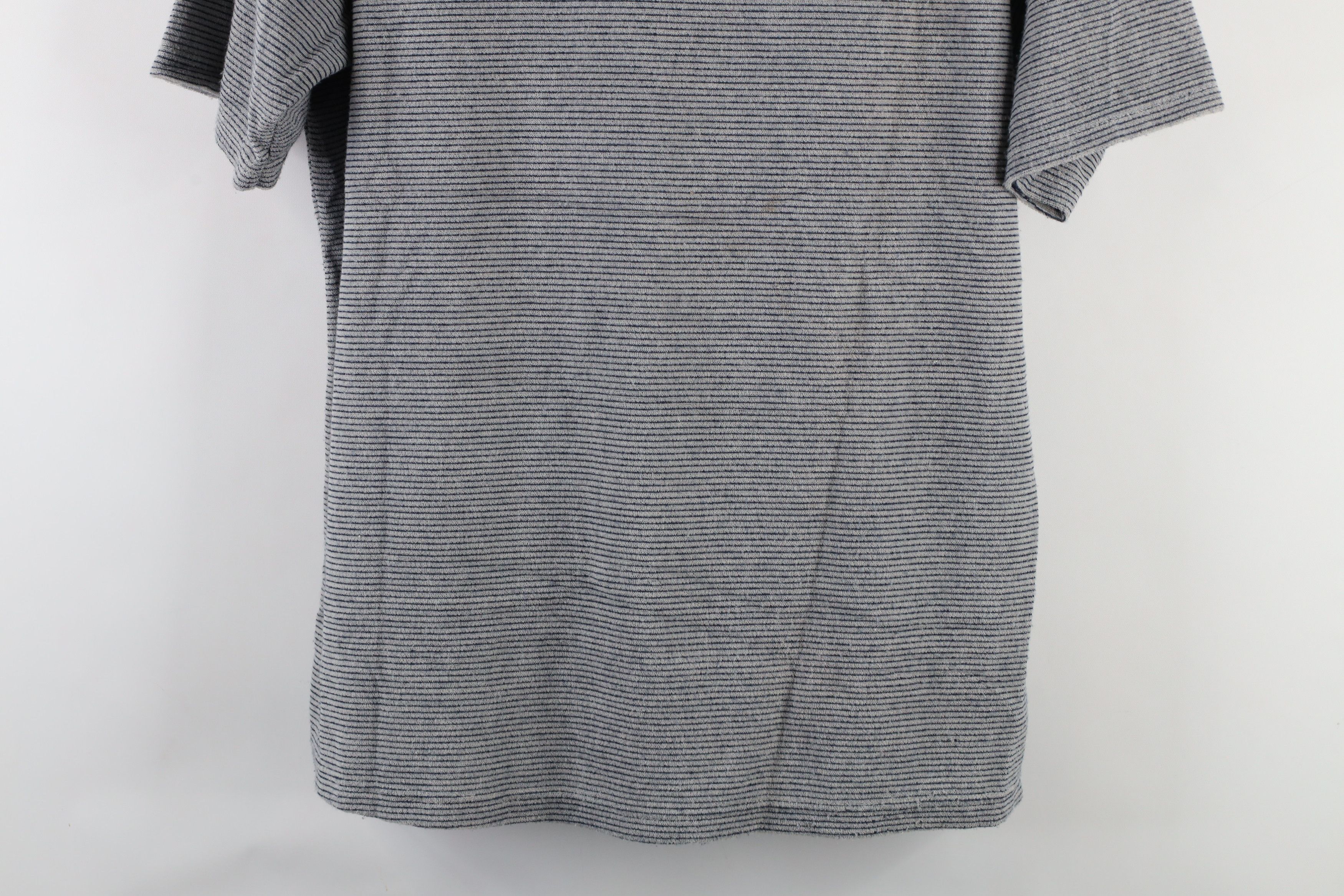 Vintage Vintage 90s Streetwear Cloth Striped Half Zip Collared Polo Size US M / EU 48-50 / 2 - 13 Thumbnail