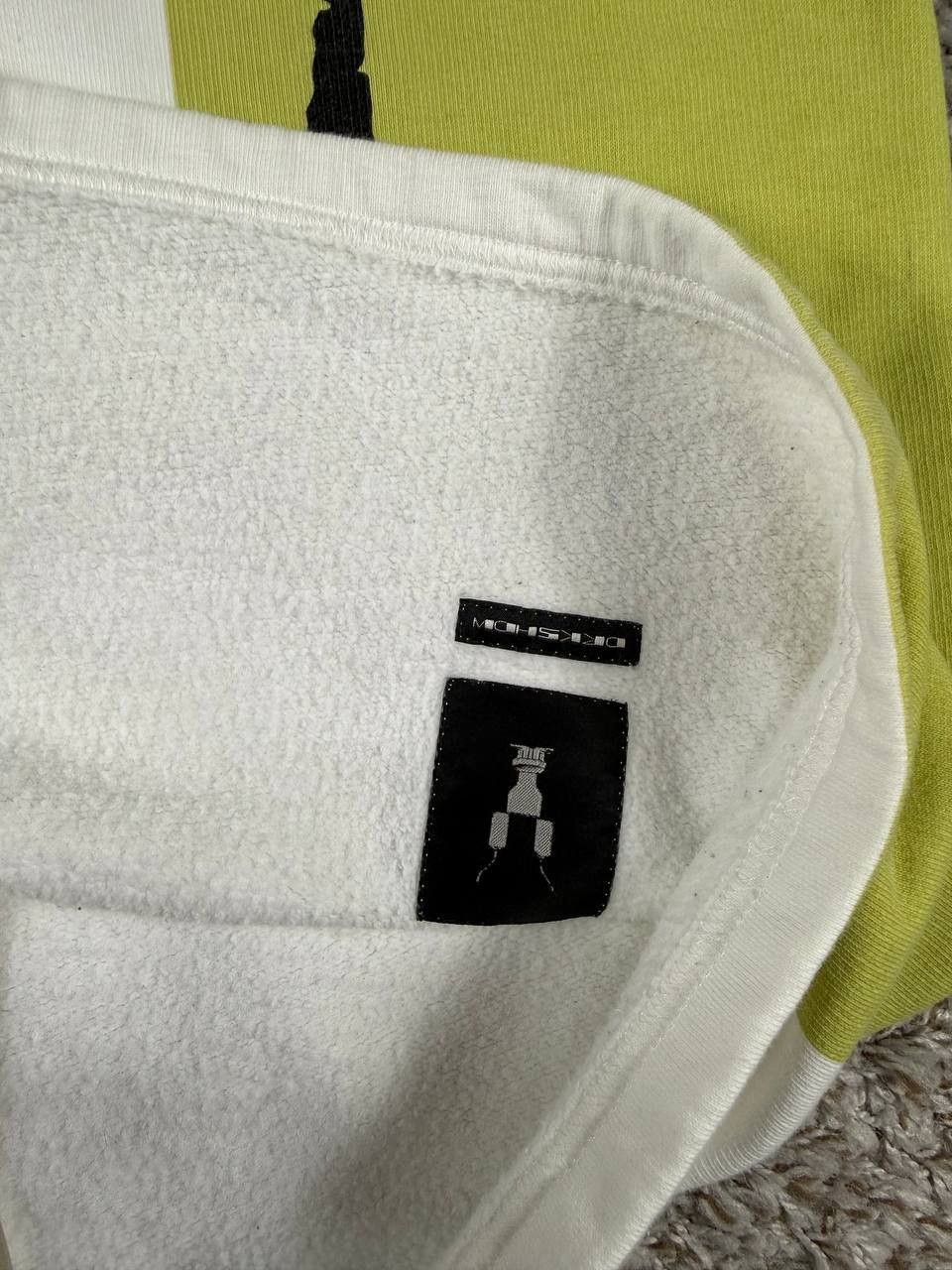 Rick Owens Drkshdw Rick Owens Drkshdw Felpa Patch Detail Hoodie Size US XS / EU 42 / 0 - 11 Thumbnail