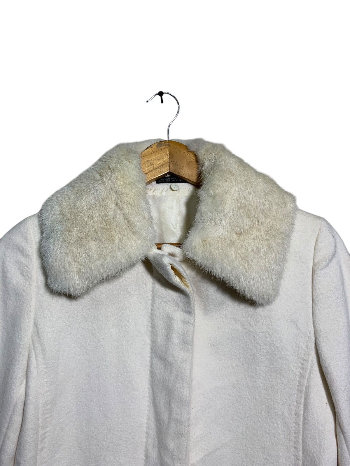Yohji Yamamoto 🔥INED ANGORA RABBIT FUR TRENCH COATS Size M / US 6-8 / IT 42-44 - 6 Thumbnail