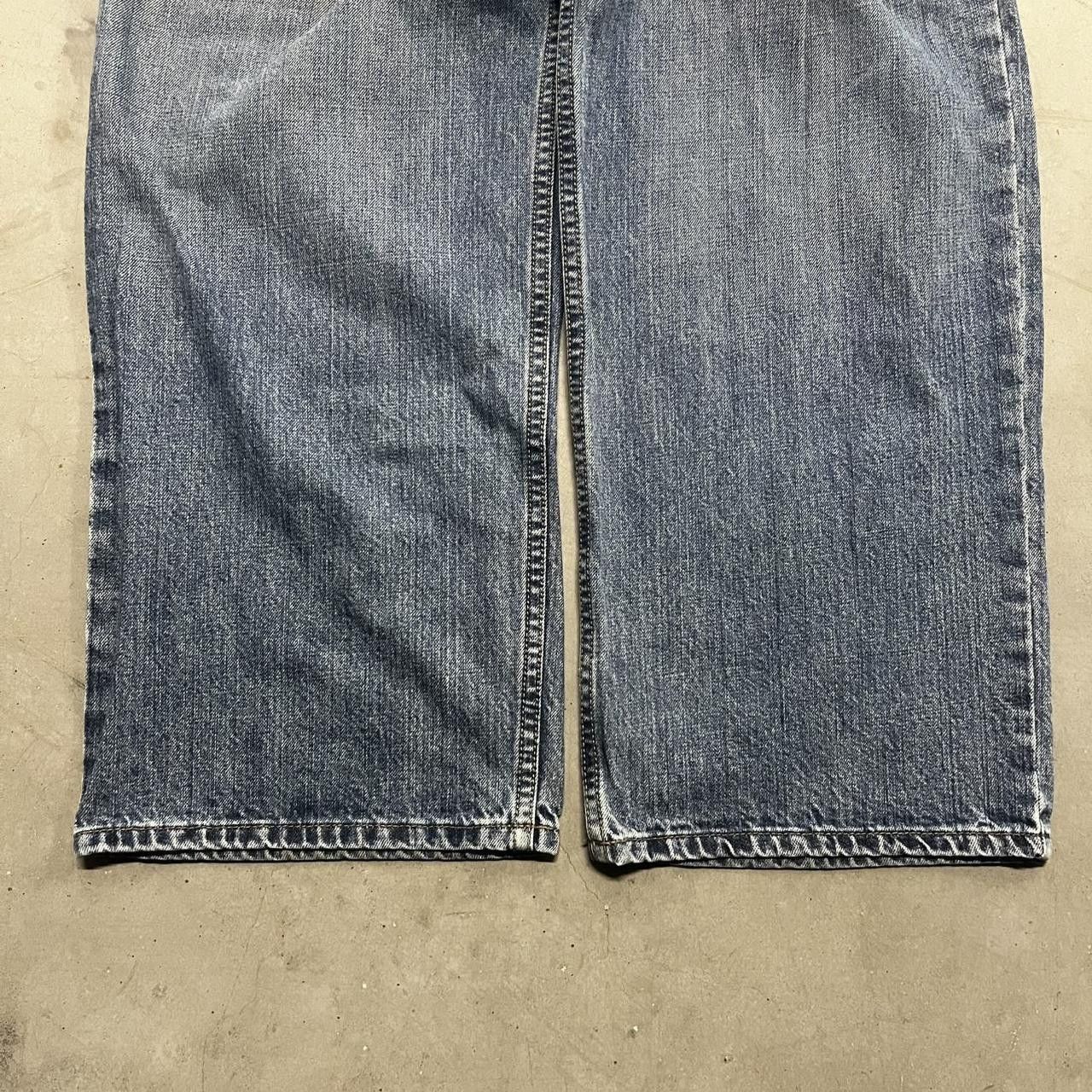 Vintage Vintage Y2K/2000s Super Baggy WideLeg Medium Blue Wash Denim Jeans! Size US 40 / EU 56 - 5 Thumbnail