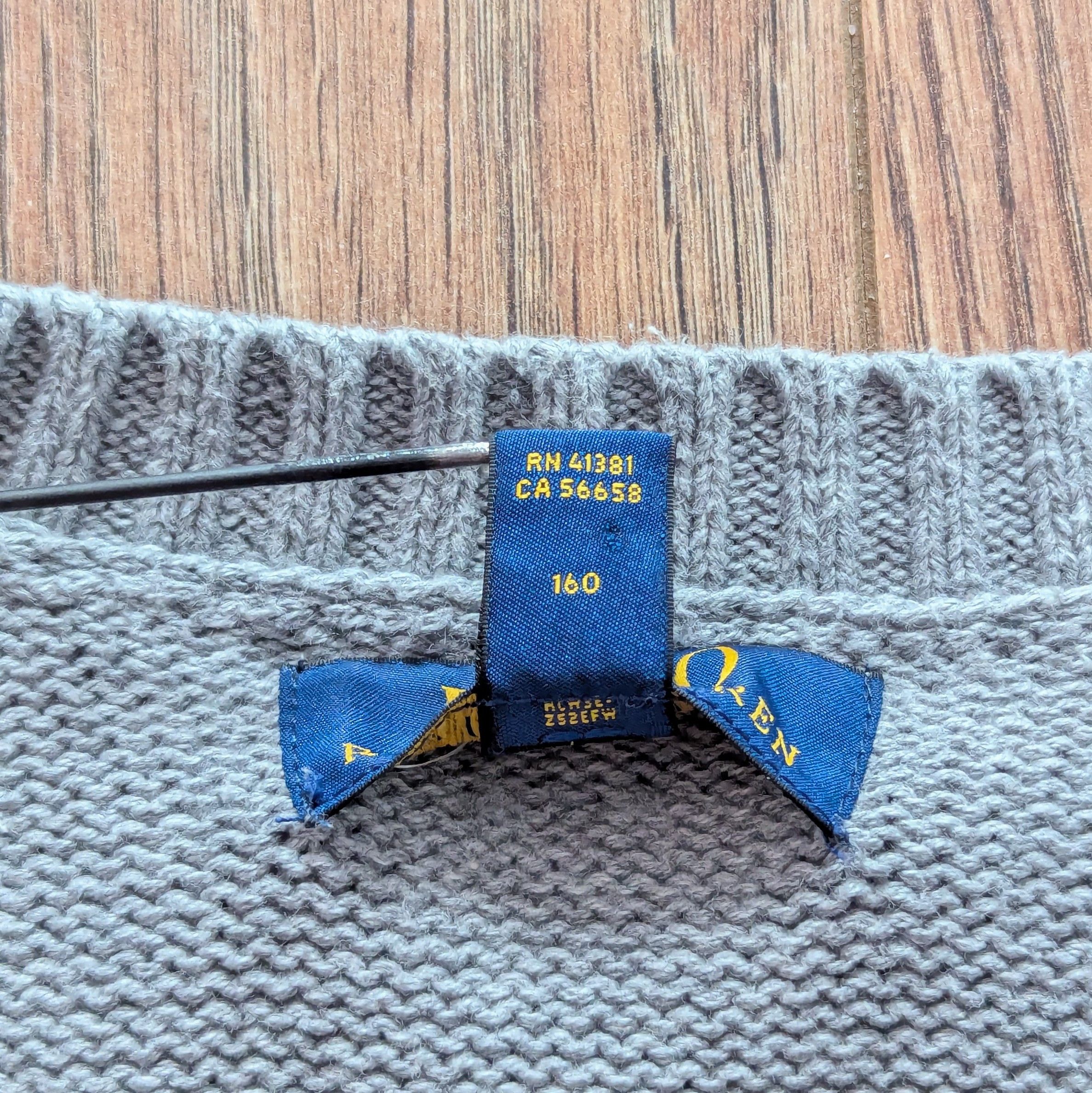 Polo Ralph Lauren POLO RALPH LAUREN Big Logo Knit Junior Sweater Size L 14-16 Size US L / EU 52-54 / 3 - 14 Thumbnail