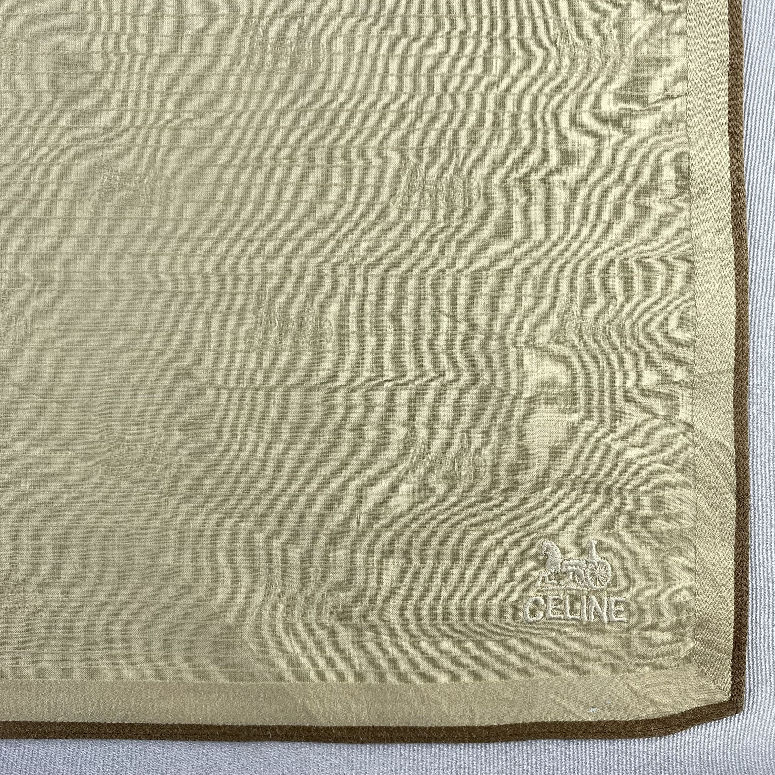 Celine × Vintage Celine Bandana/ Handkerchief / Neckerchief-P1720 Size ONE SIZE - 3 Thumbnail