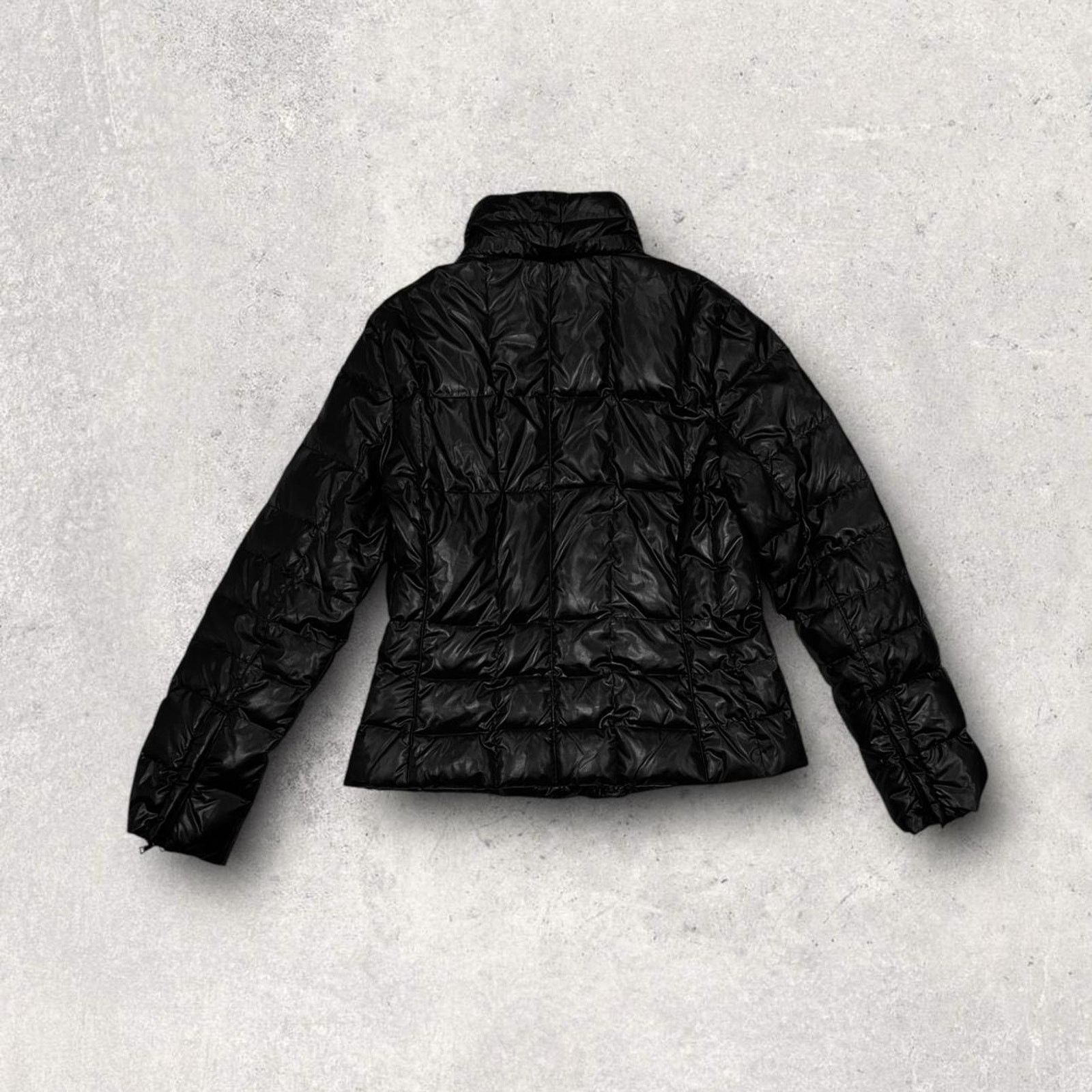Other Marc New York Quilted Black Button-Up Puffer Jacket Size S / US 4 / IT 40 - 3 Thumbnail