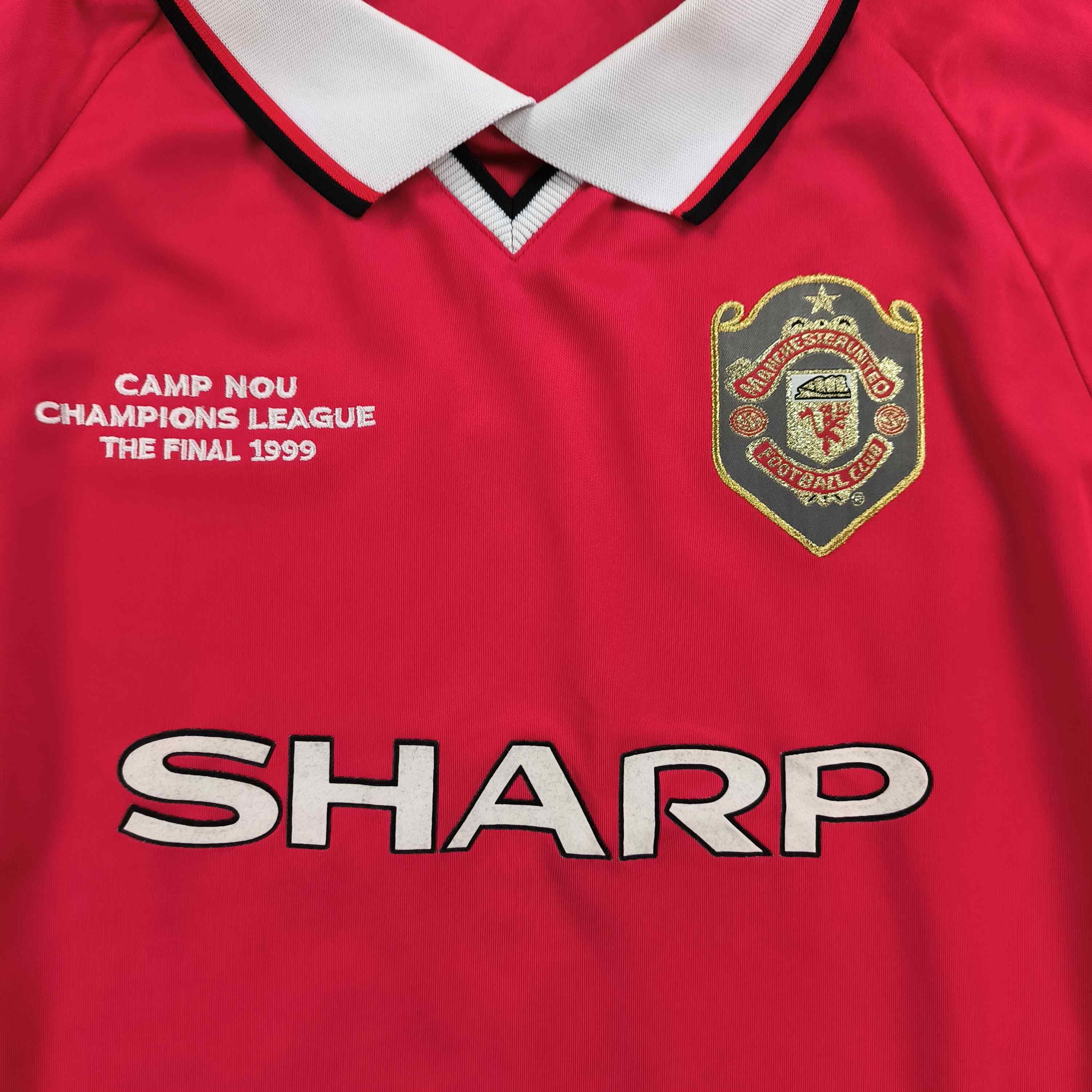 Other Manchester United 97-2000 Score Draw retro football jersey L Size US L / EU 52-54 / 3 - 3 Thumbnail
