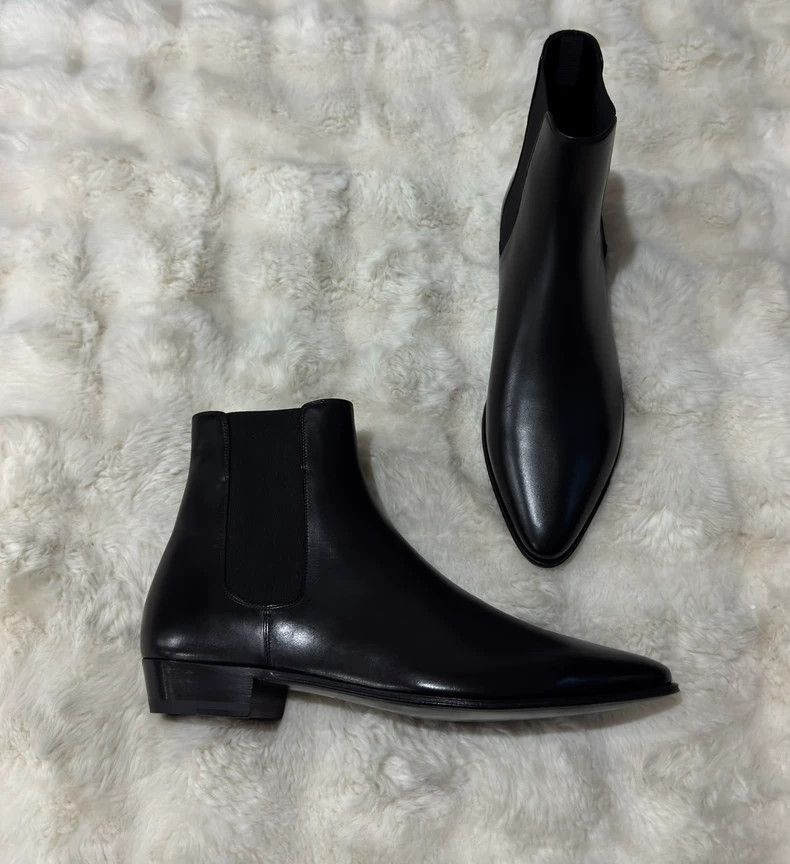 Celine Celine Men's Classic Chelsea Boots - dmc Size US 10 / EU 43 - 1 Thumbnail
