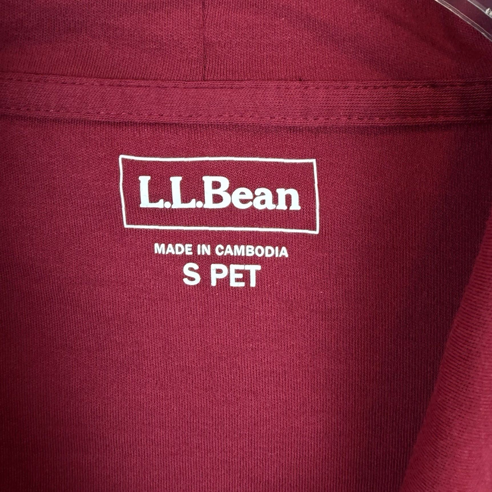 Vintage LL Bean Top Womens Petite Small Cotton Long Sleeve Shawl Collar Pullover Size S / US 4 / IT 40 - 3 Thumbnail