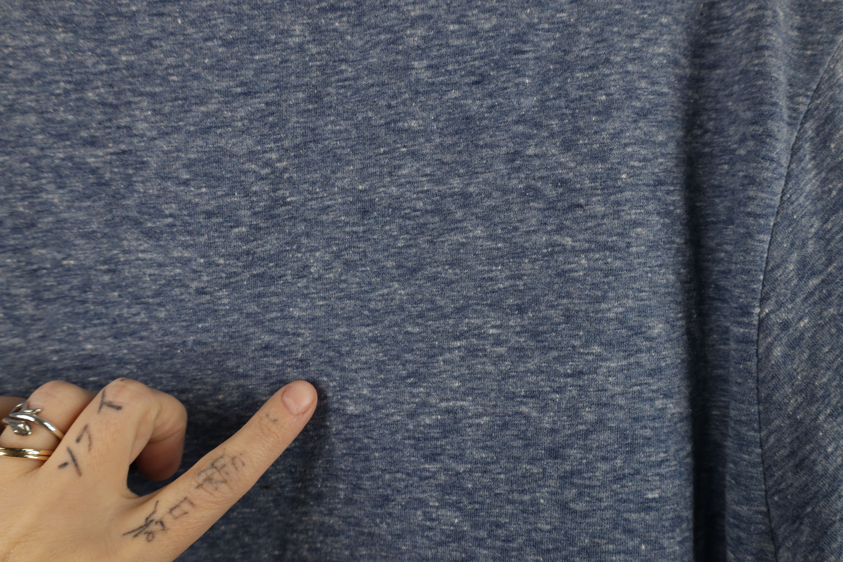 UNTUCKit Untuckit Knit Short Sleeve V-Neck T-Shirt Heather Blue Size US L / EU 52-54 / 3 - 9 Thumbnail
