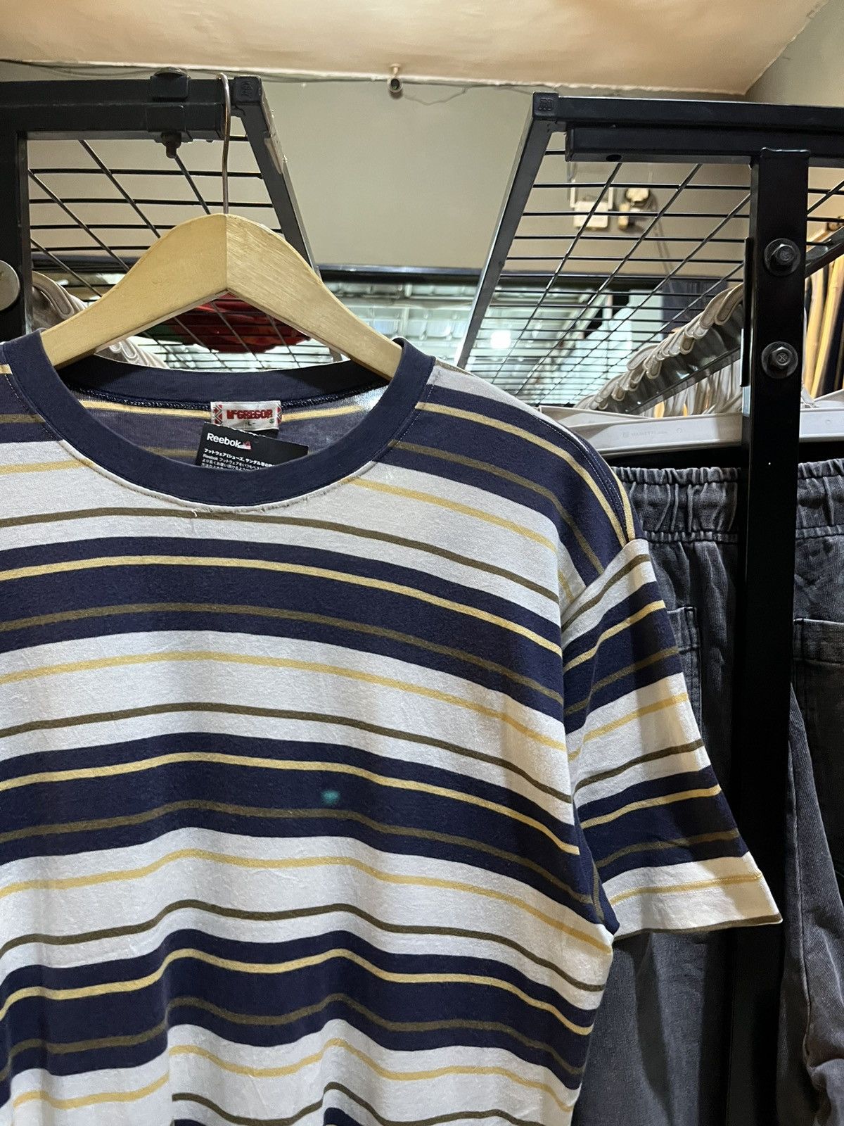 McGregor Vintage mcgregor stripe tee Size US L / EU 52-54 / 3 - 3 Thumbnail