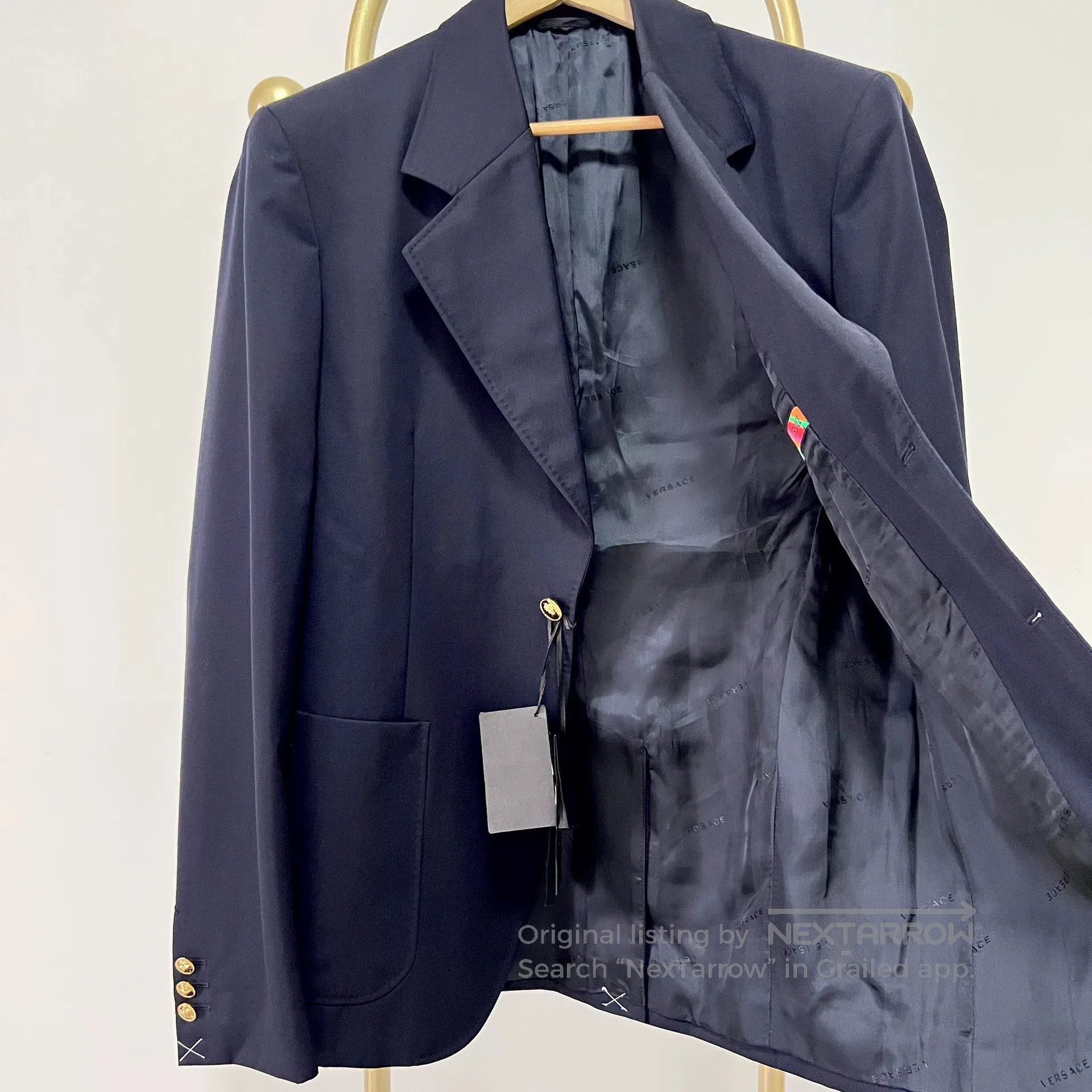 Versace Versace Men's Wool Two-Button Suit. Size US XL / EU 56 / 4 - 7 Thumbnail
