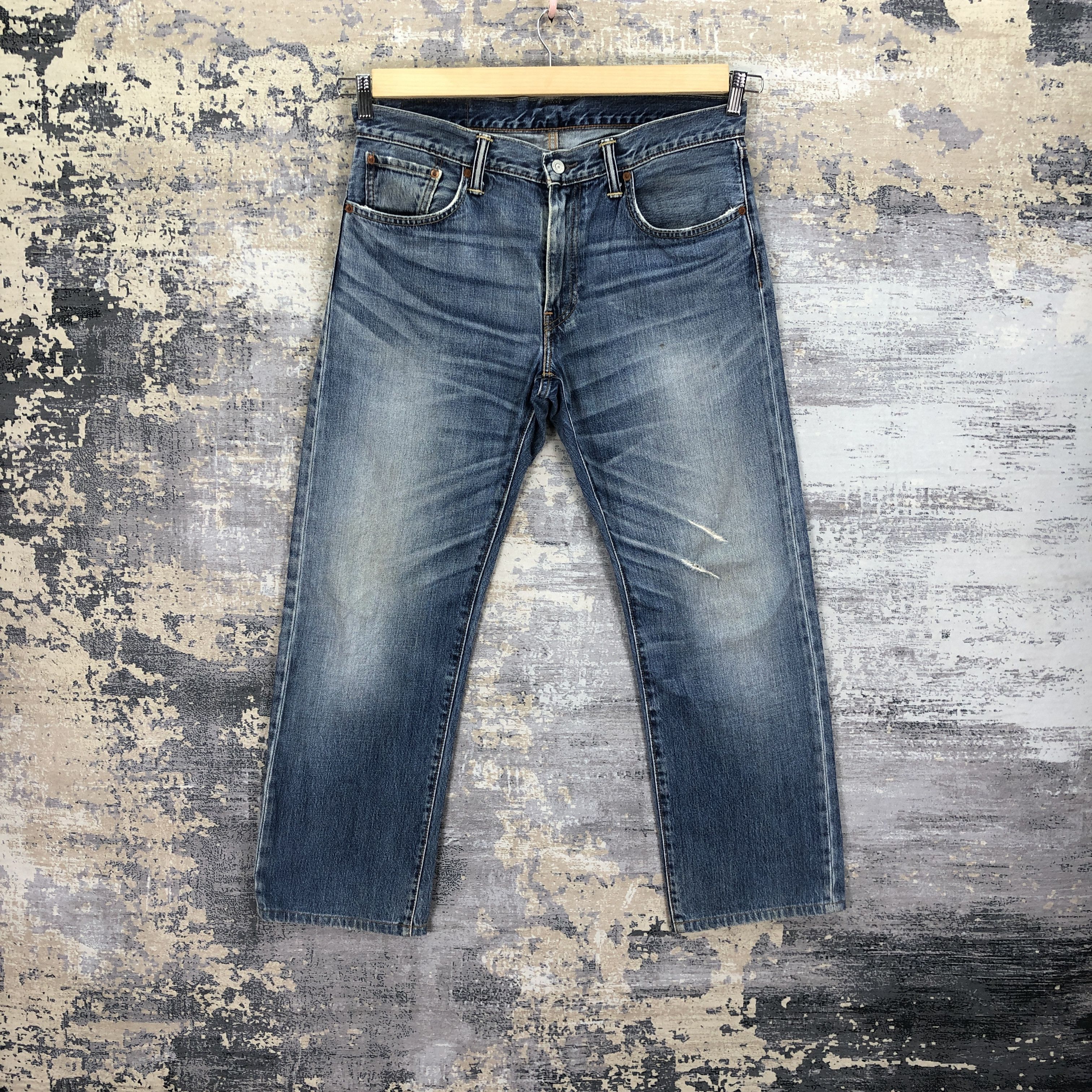Levi's Vintage Y2K Levis 502 Jeans Distressed Levi's Faded Denim Size US 34 / EU 50 - 1 Thumbnail