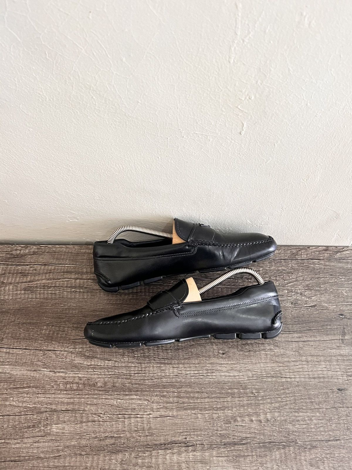Prada Logo Loafers Size US 6 / EU 39 - 6 Thumbnail